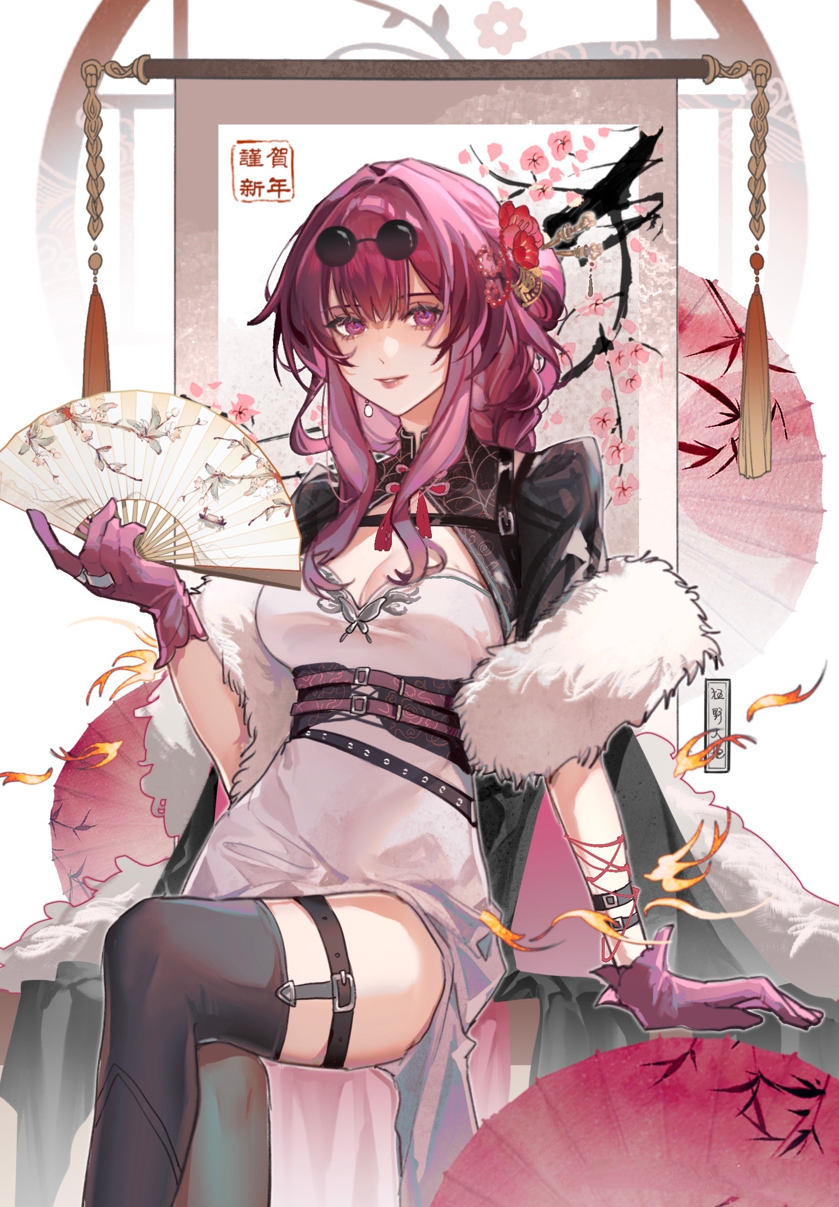 #星穹铁道2.0##星穹铁道日常# 【卡芙卡】新年快乐！！！🏮🏮🏮画师：*