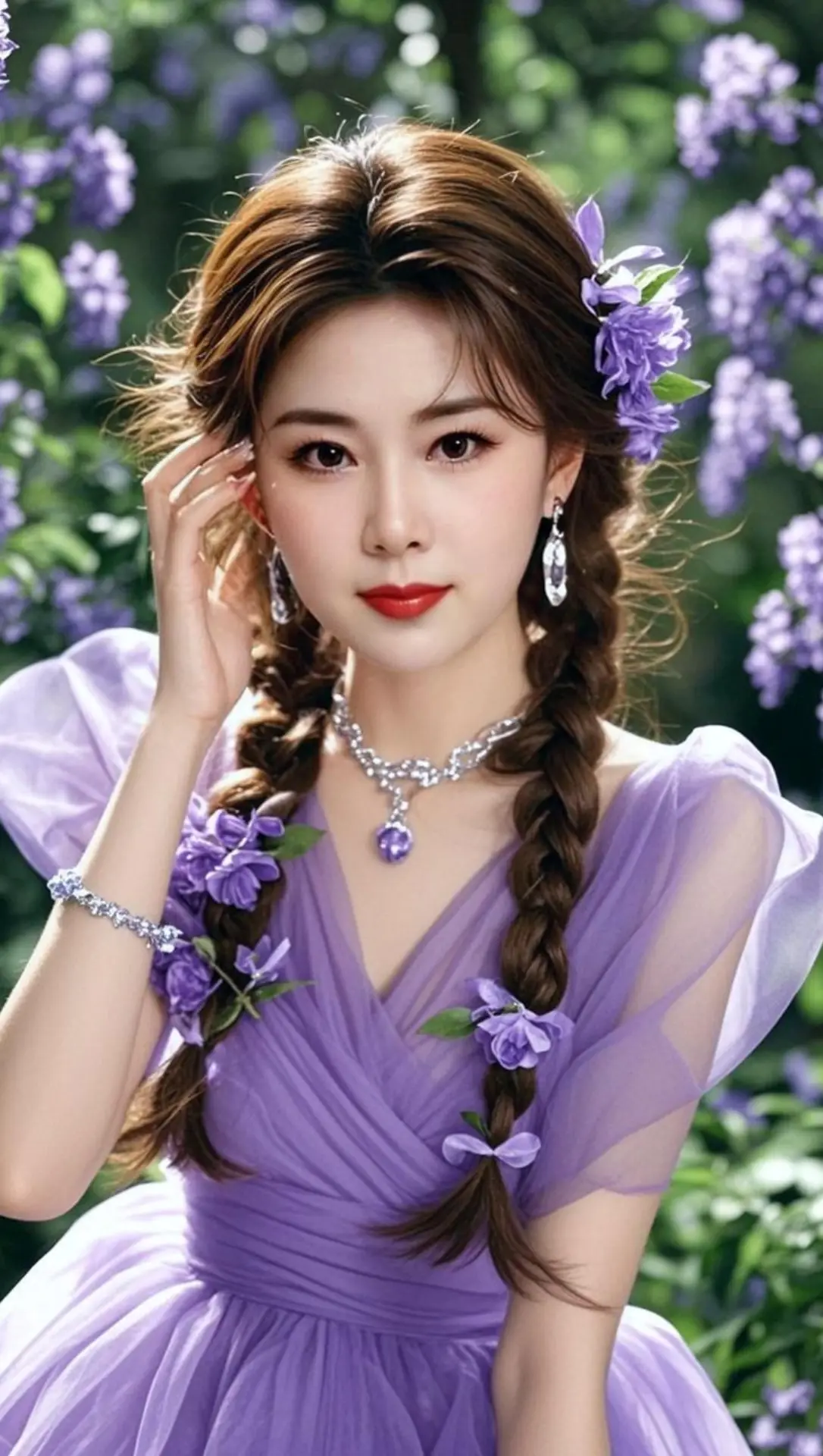 AI紫韵优雅写真 随变ai随便玩