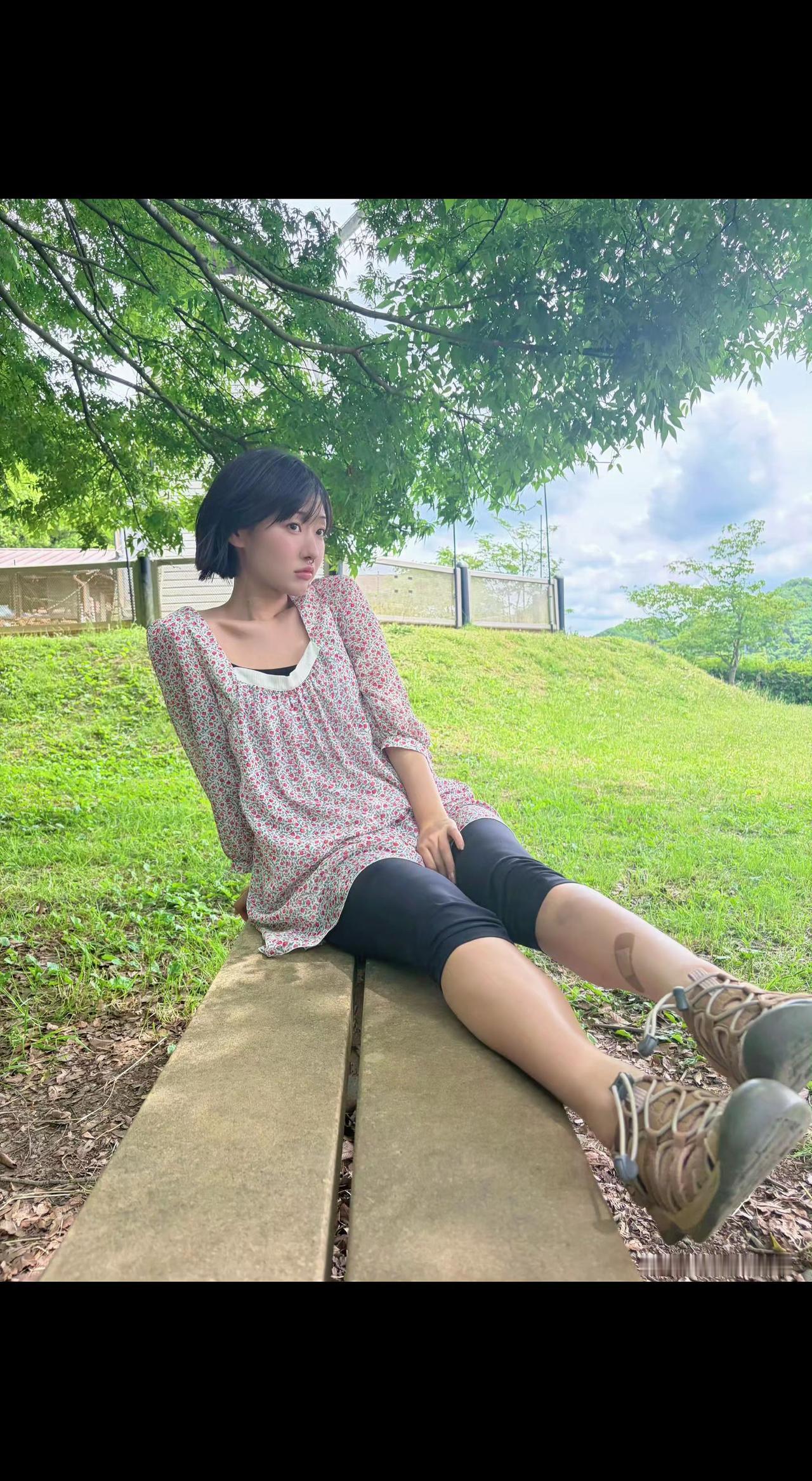 🌿坐看云卷云舒～阳光透过树叶洒下来，这感觉谁不爱？😌今天也是被自然治愈的一天
