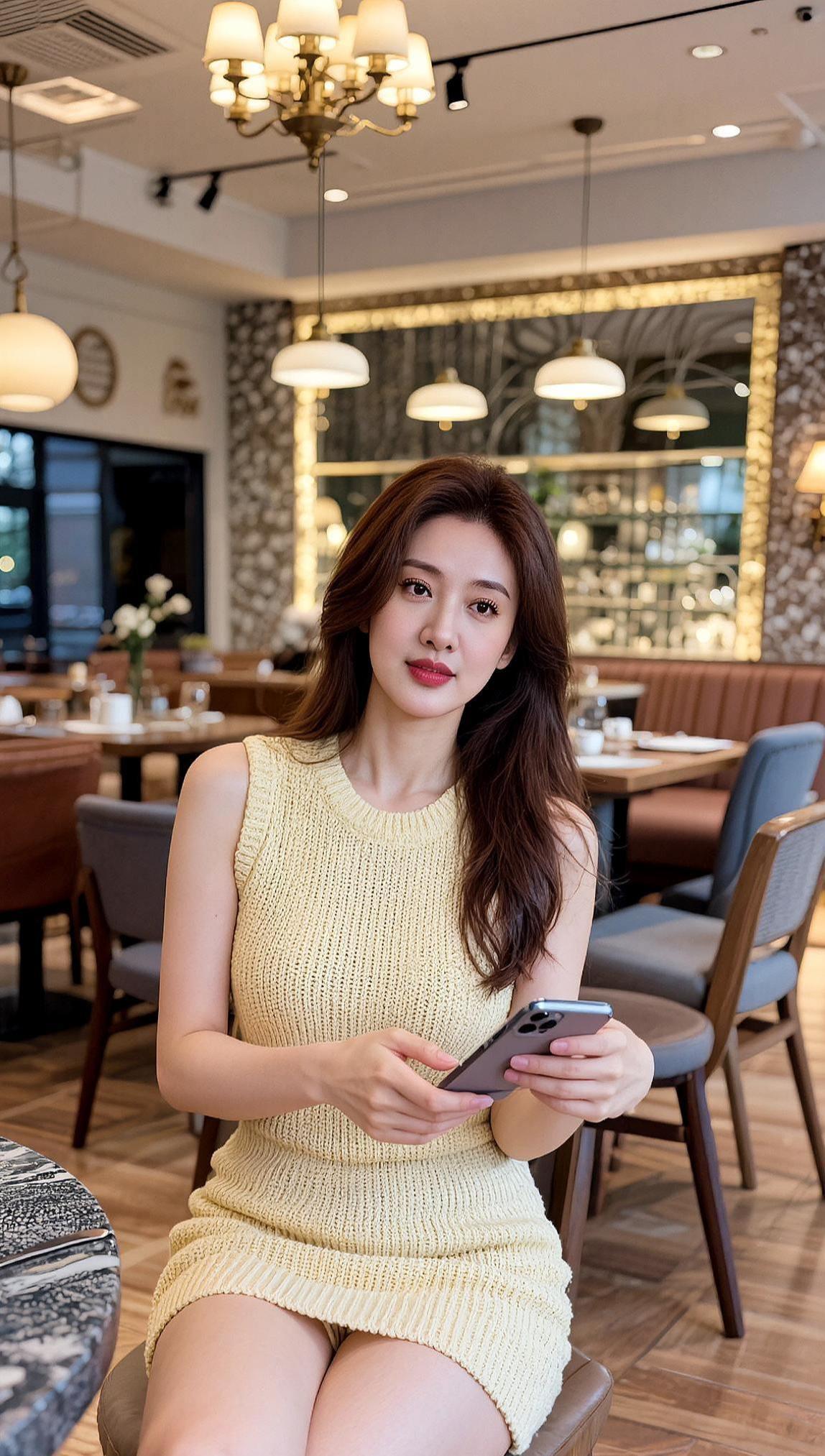 AI休闲随拍 抖音ai创作 颜值在线 自然美景 不一样的风格