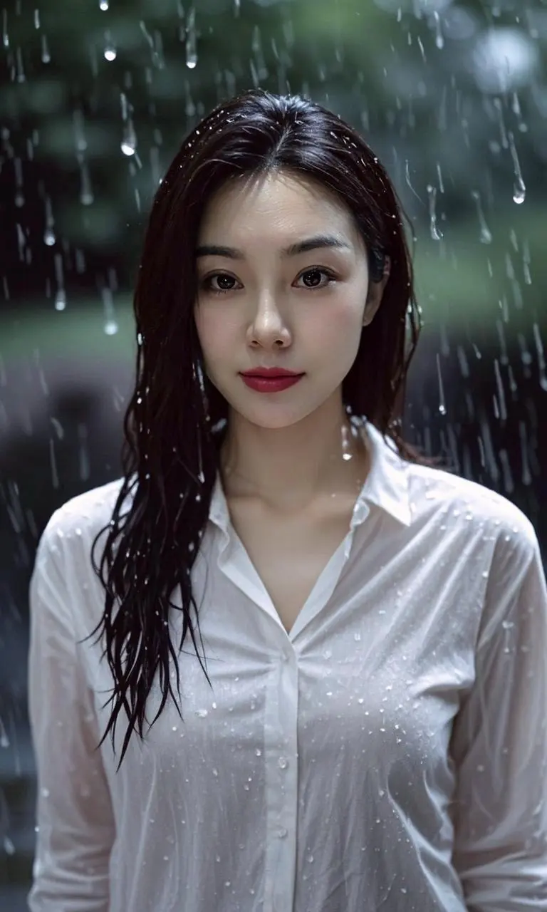 雨中佳人
