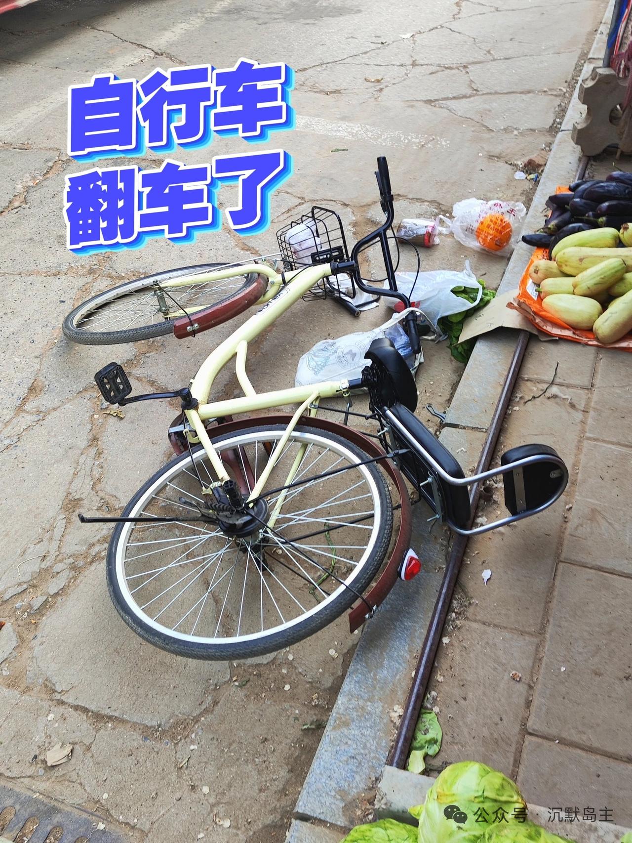 为了买一个5元的蜜瓜，自行车翻车了，真是一个倒霉的早上！

今天周五，
晚上女儿