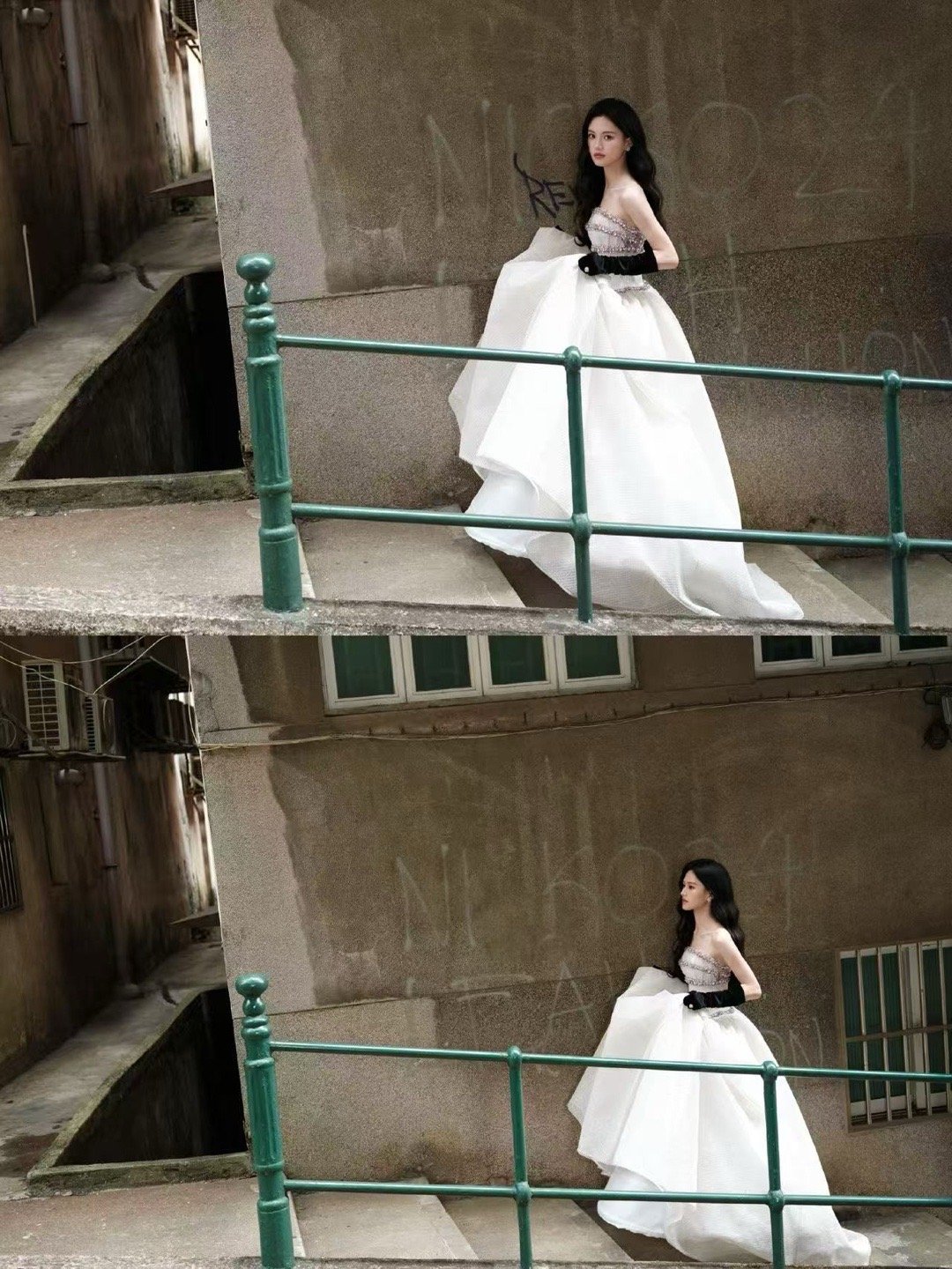 沈羽洁现实版落跑千金没错了 又被沈羽洁的美貌和创意折服！这次“落跑千金”的主题精