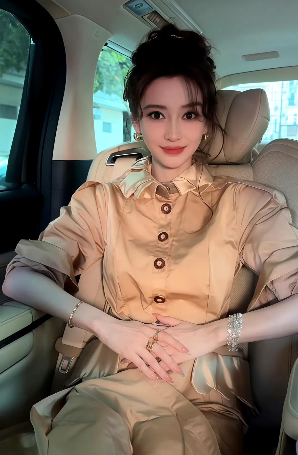 惊了，
沈梦辰美成了Angelababy，
请问有可比性吗？

沈梦辰是平凡普通