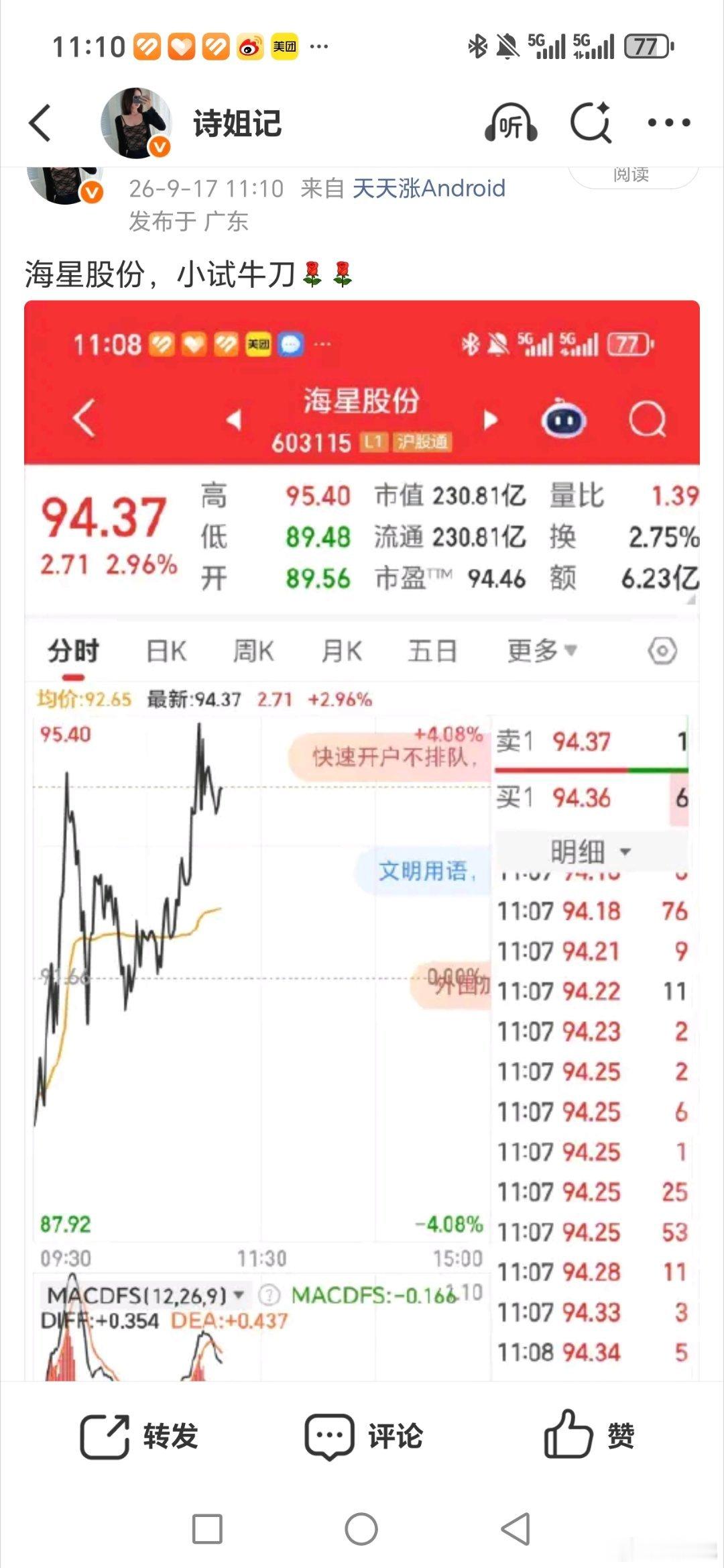 一支穿云箭来了，千军万马来相见，海星股份[666][666][666] ​​​