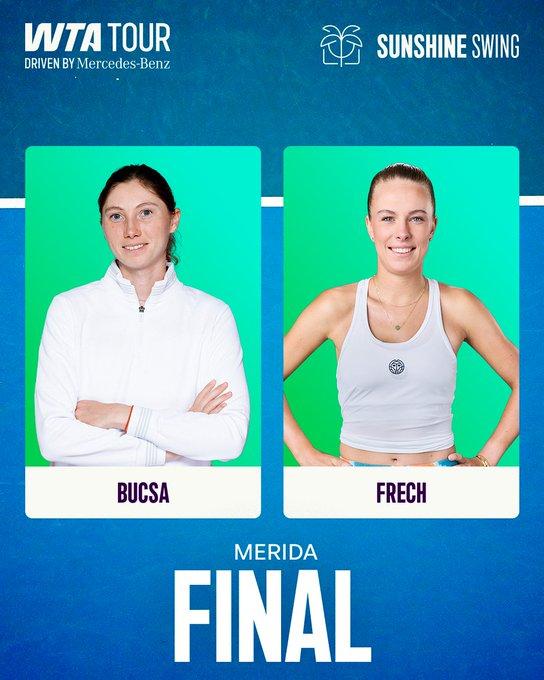 WTA500梅里达决赛阵容
弗雷希vs布克沙
保利尼最终不敌布克沙
这个阵容你想