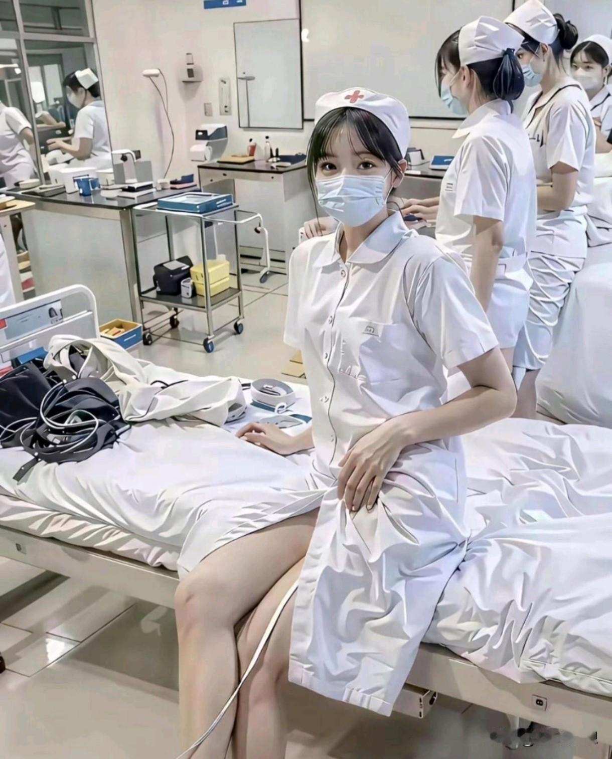 这么漂亮的护士小姐姐，怎么没人愿意娶了[思考]