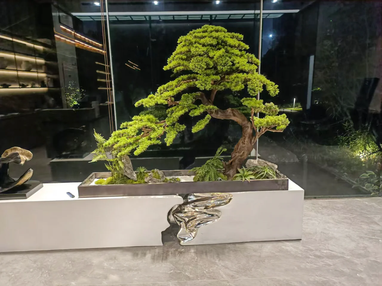 别墅室内  迎客松景观