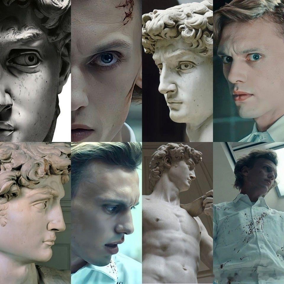 Jamie 和 米开朗基罗的雕像 《大卫》怪奇物语第五季怪奇物语