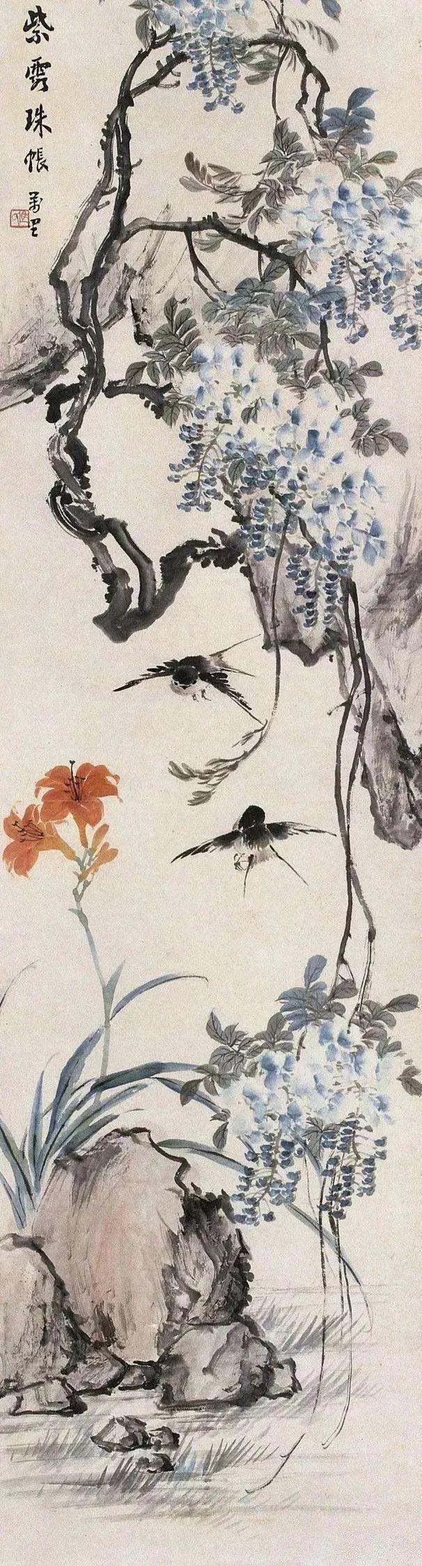 他的画，为中国美术史留下了一方清新天空！