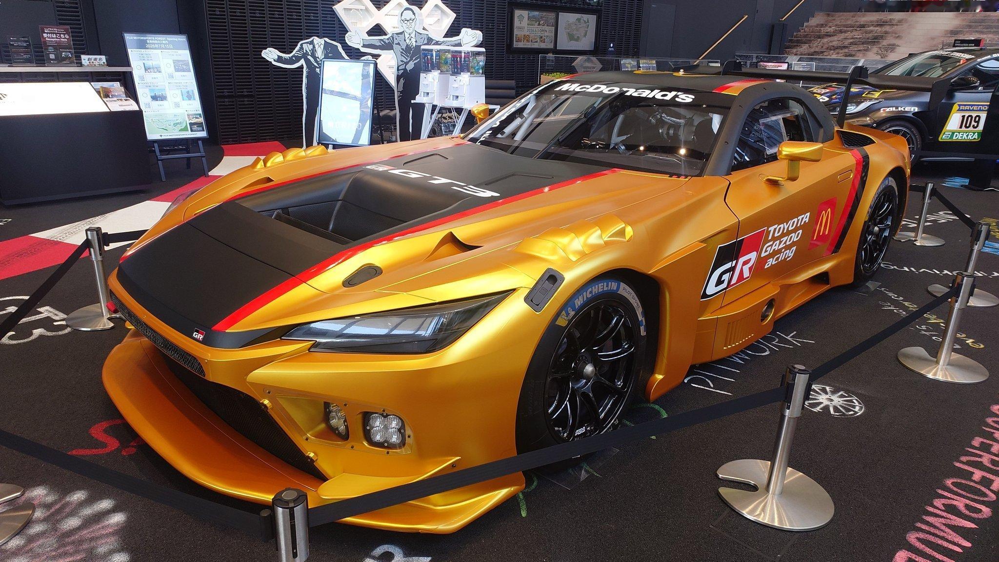 富士汽车运动博物馆展示的丰田GR GT3 