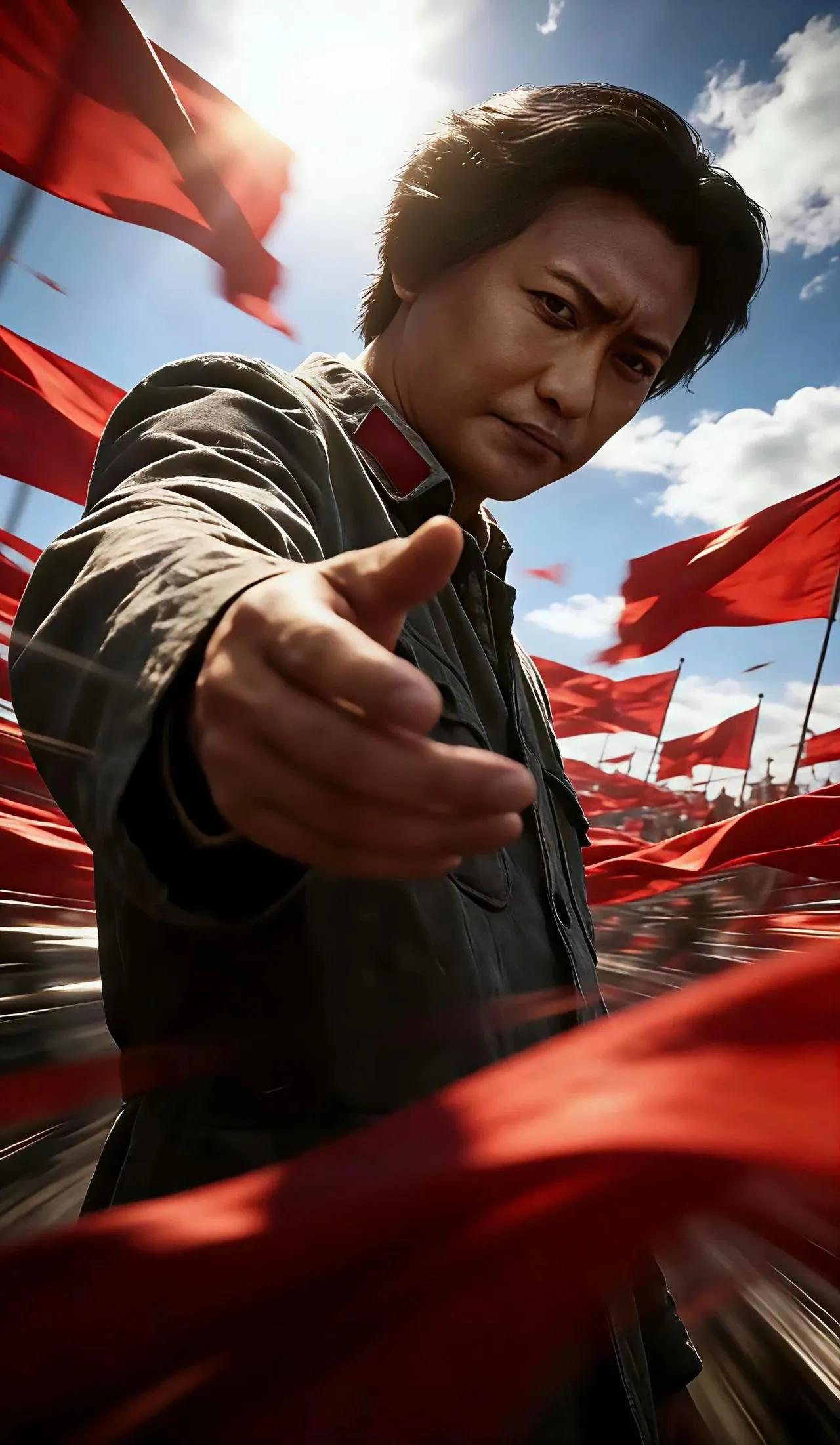 我走以后，你们就是我，
但是，我们多么希望您再回来，带领我们革命