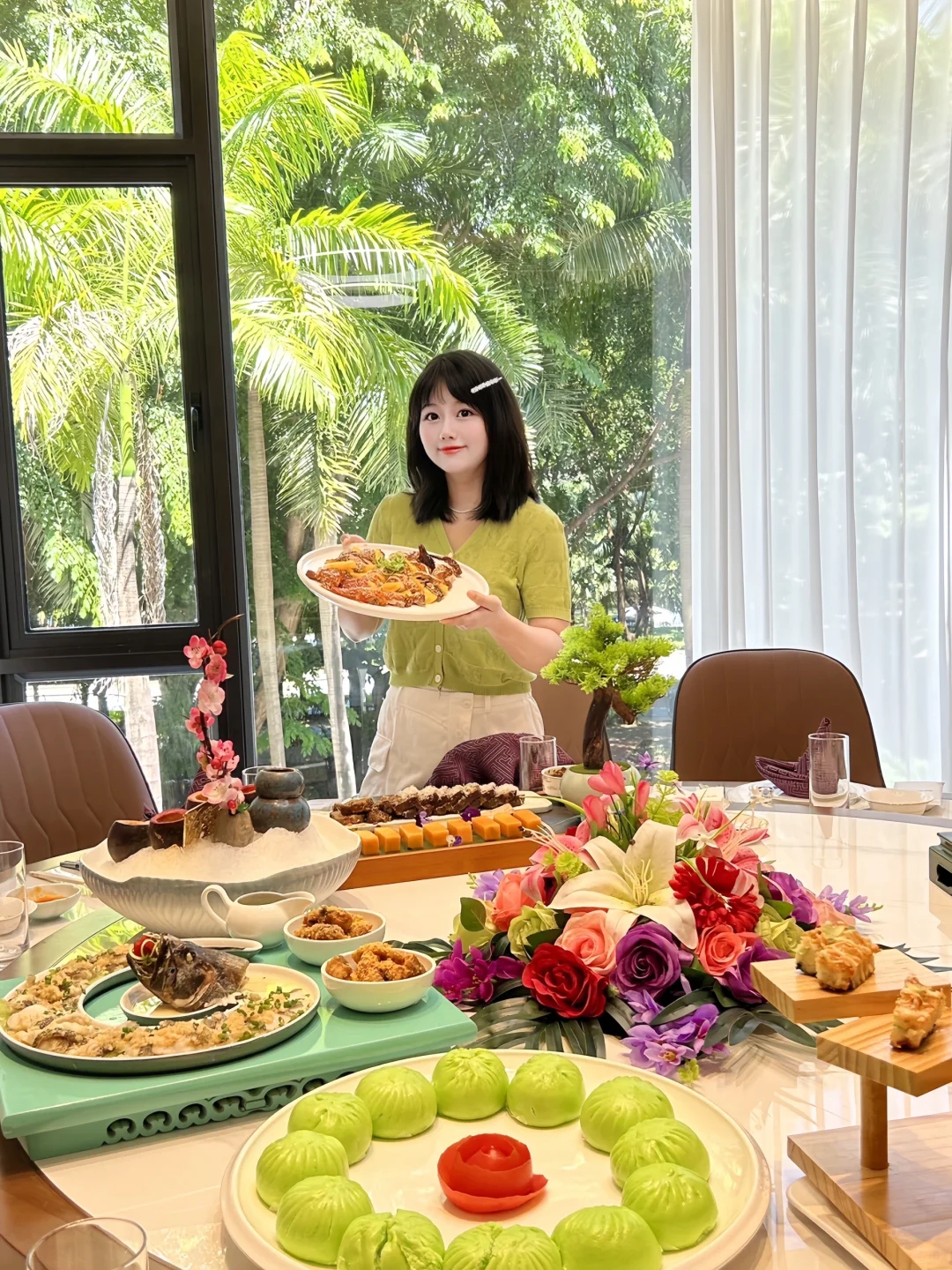 会带几任男朋友都来吃的漂亮饭🥹！！