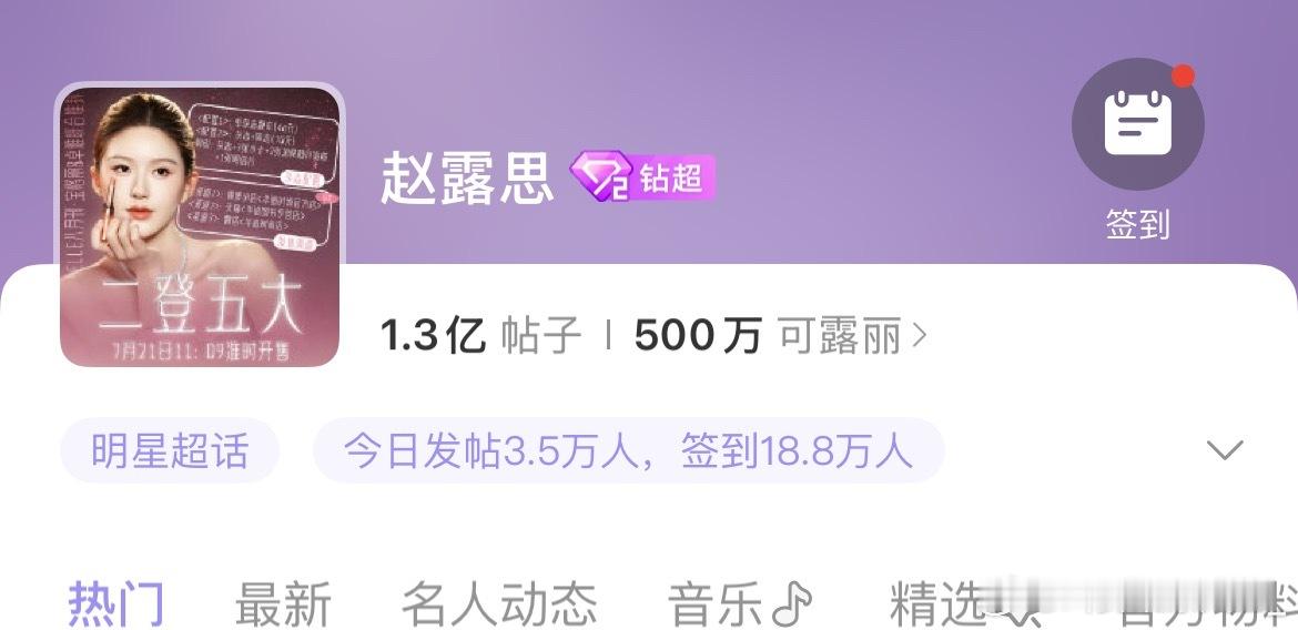 赵露思超话粉丝破500万了，终于[捂嘴哭]赵露思五年前第一次走红毯 赵露思背头短