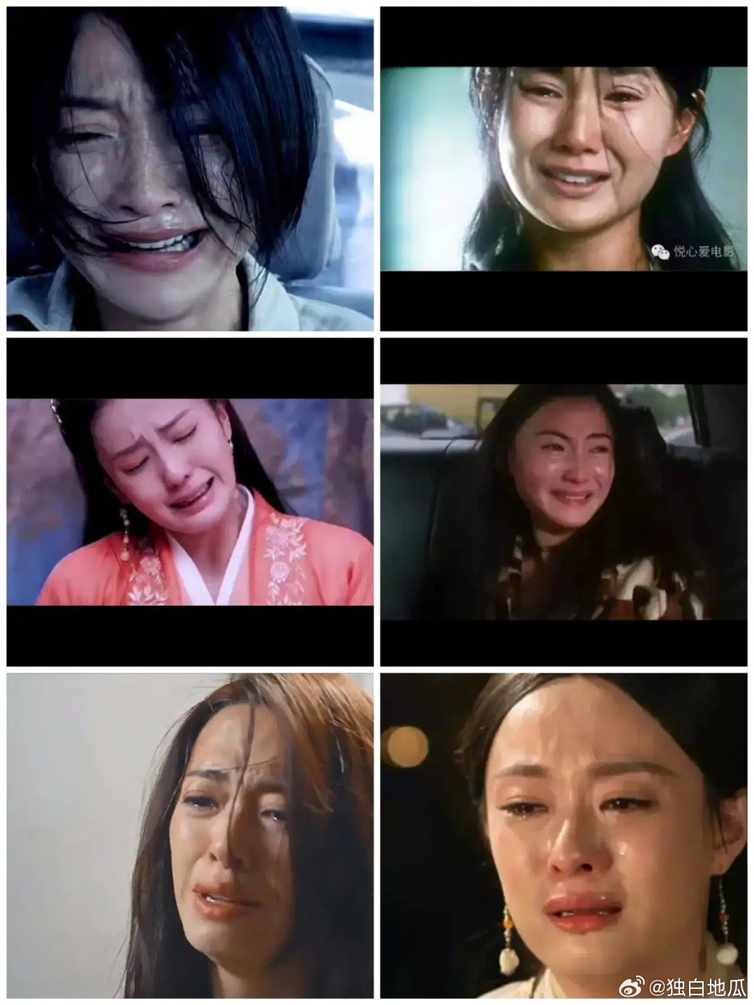 以下六位女演员，周迅，张曼玉，白鹿，张柏芝，姚晨，孙俪你认为谁的哭戏演技最炸裂，
