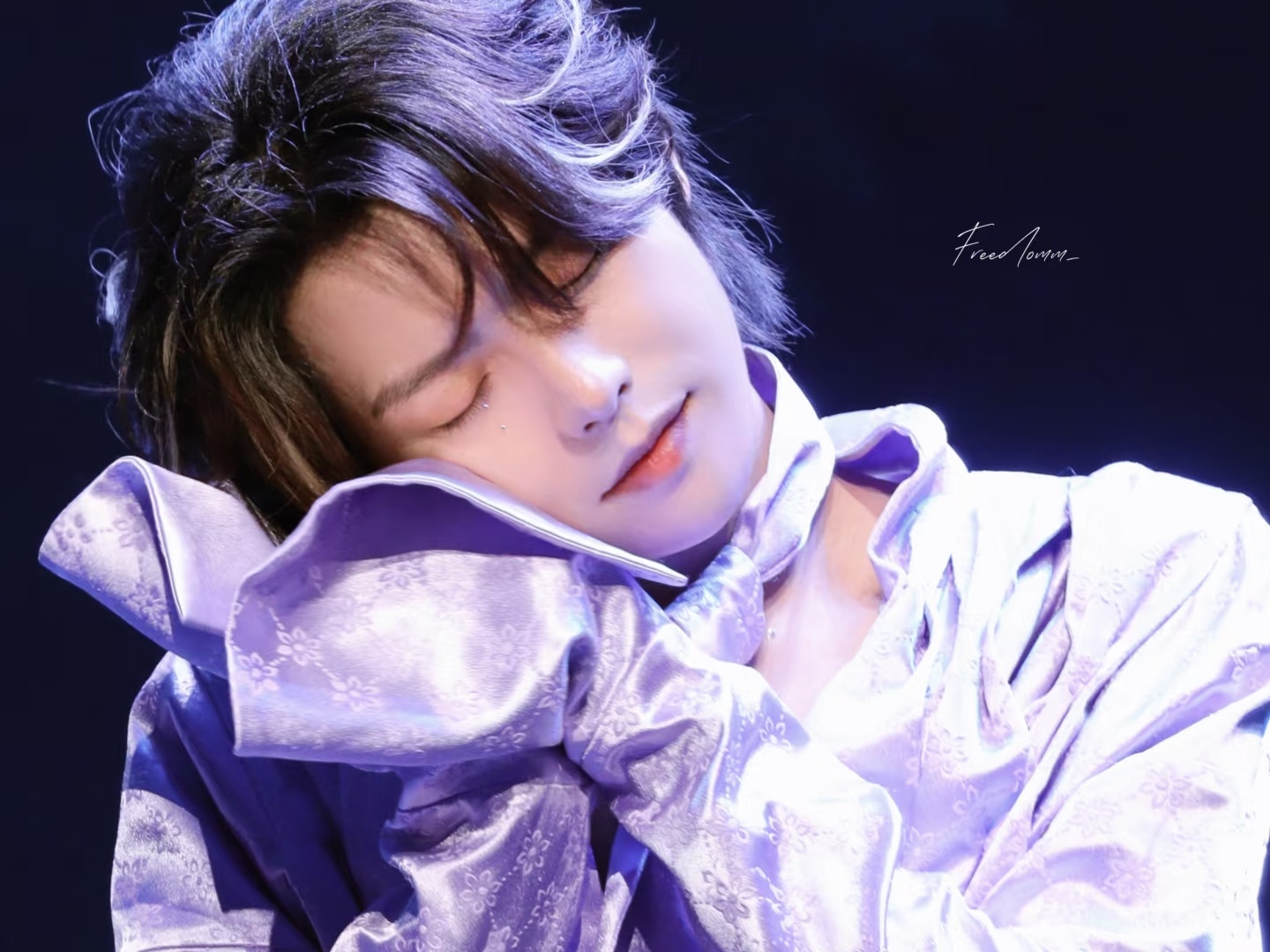 肖宇梁 谁能告诉我 这个紫色肖宇梁为什么这么美萌啊！向全世界安利肖宇梁