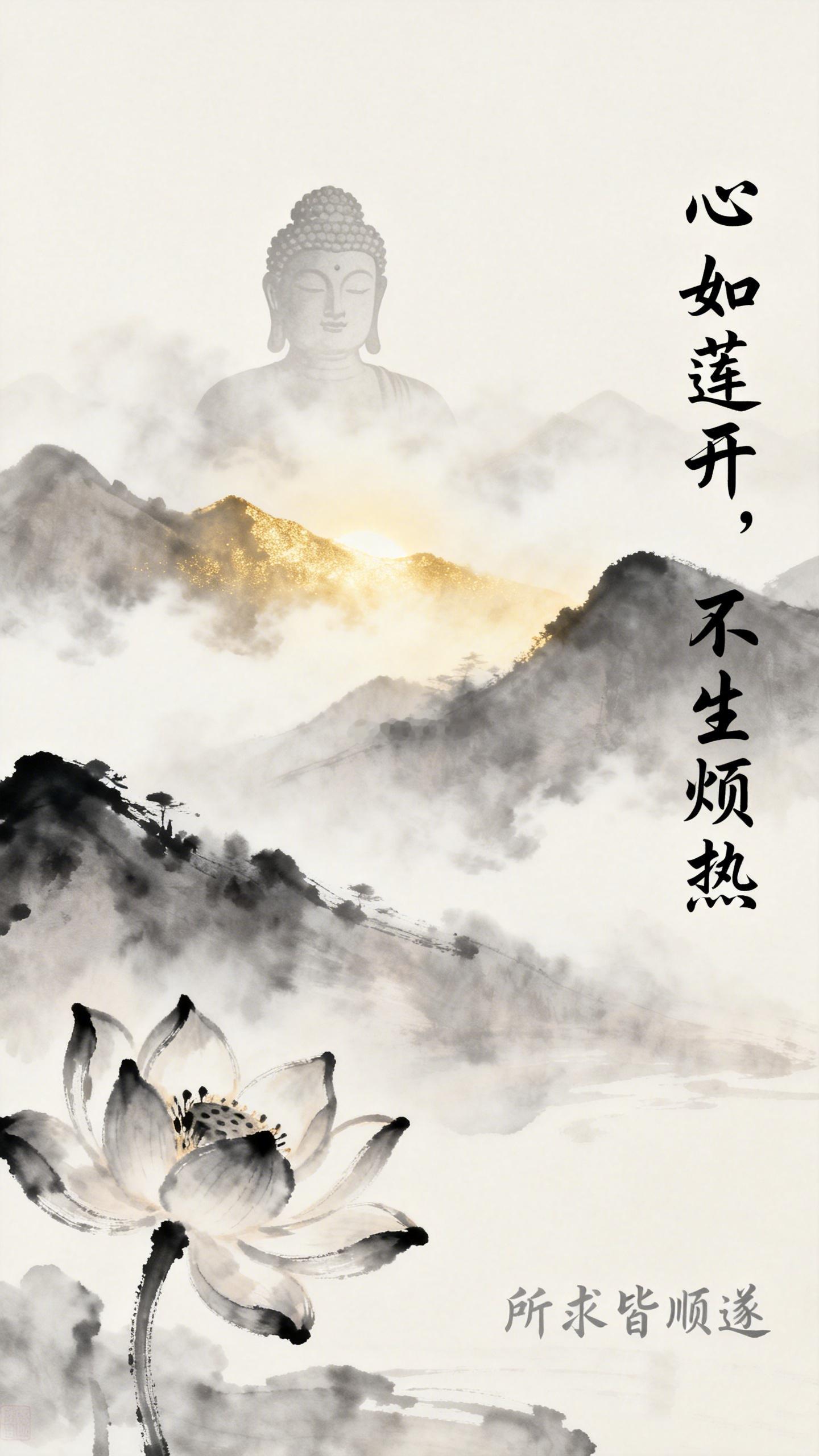 奶奶帮大家祈福 心如莲开，不生烦热。所求皆顺遂。好运连连