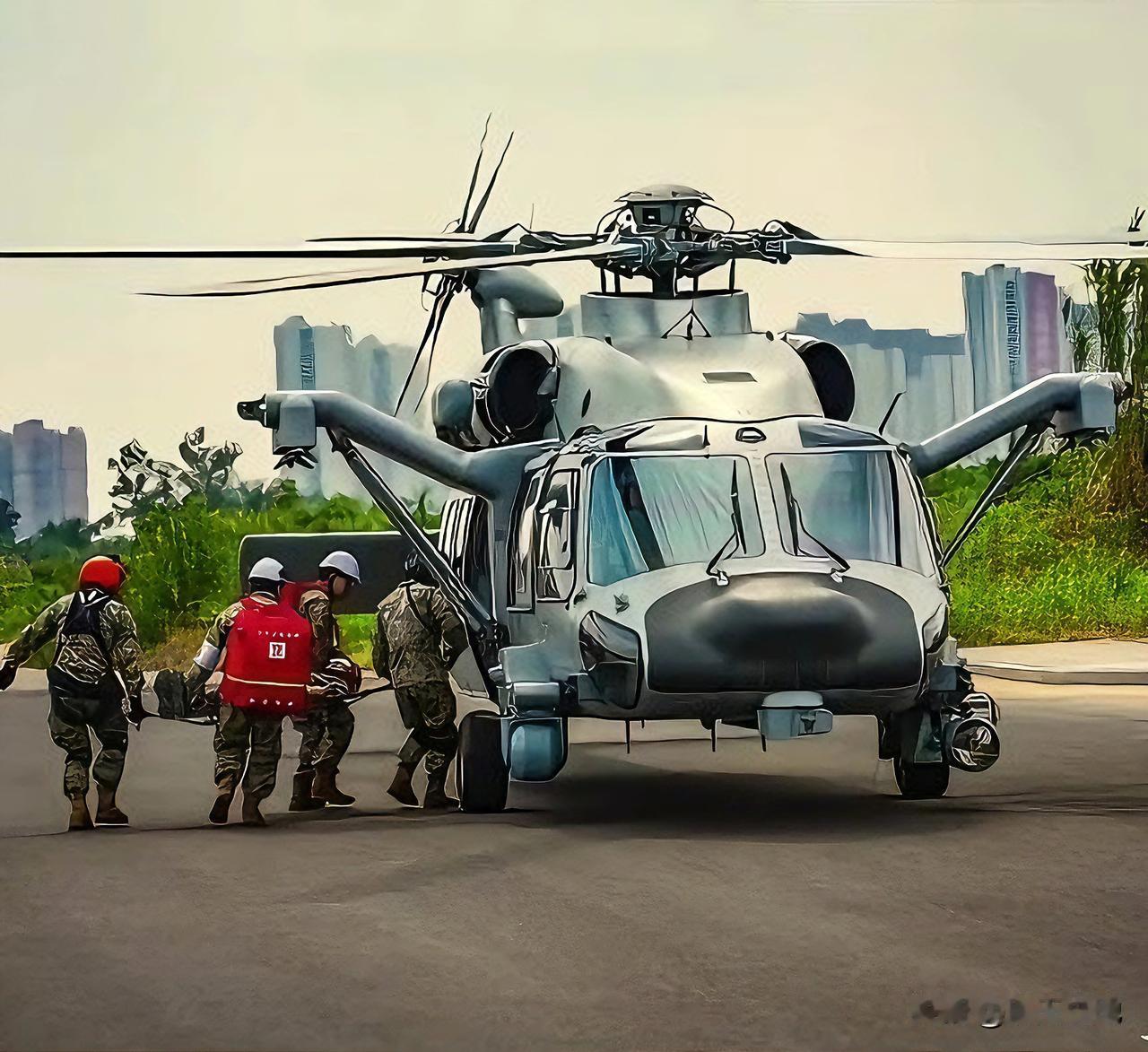 国产兵器——直20KS 搜救直升机
不必再羡慕别人！我国空军已正式列装专业搜救直