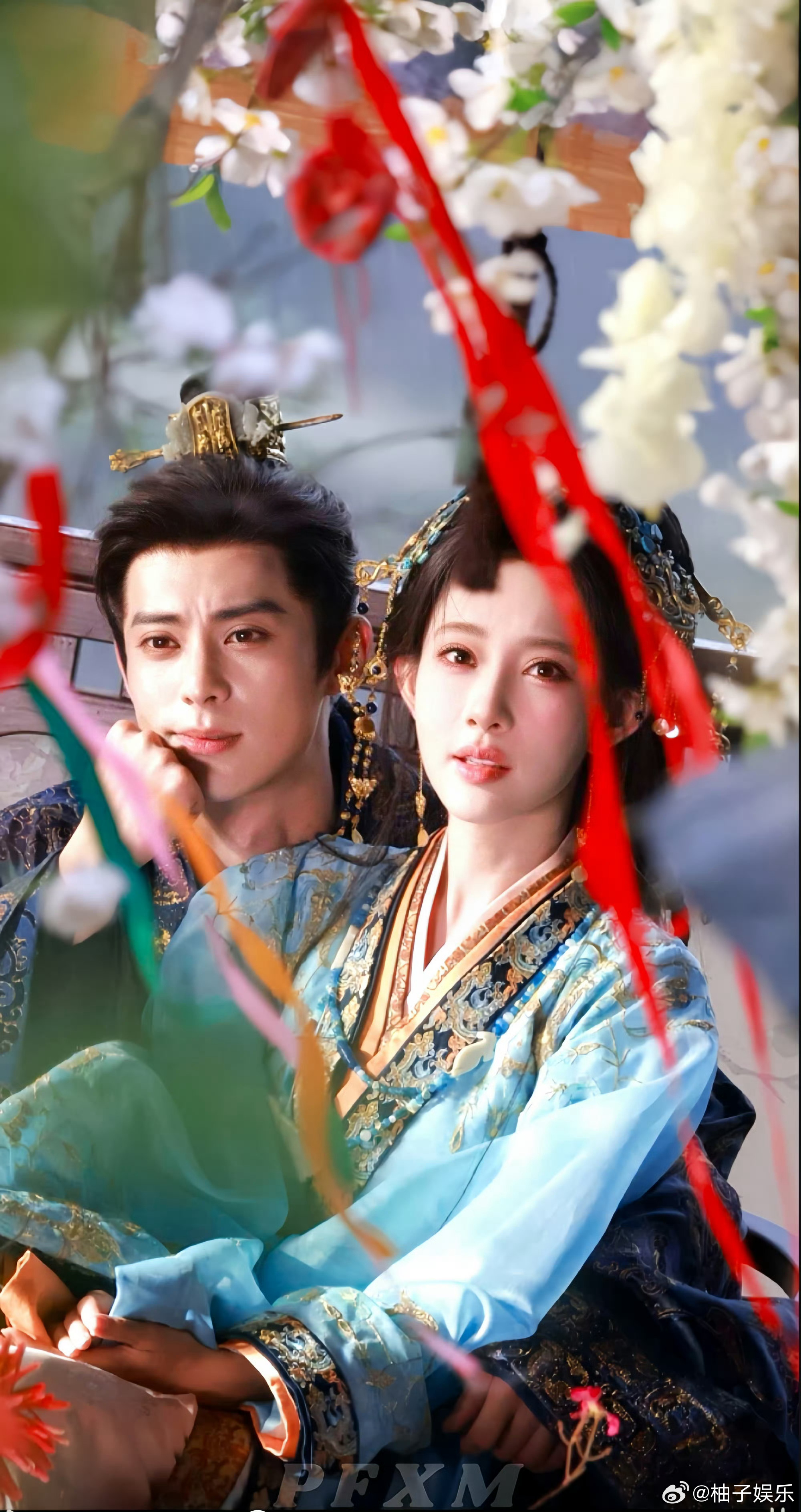王鹤棣、孟子义《将门独后》吻戏路透，好养眼好唯美的吻戏，所有人感受好权威的两张脸