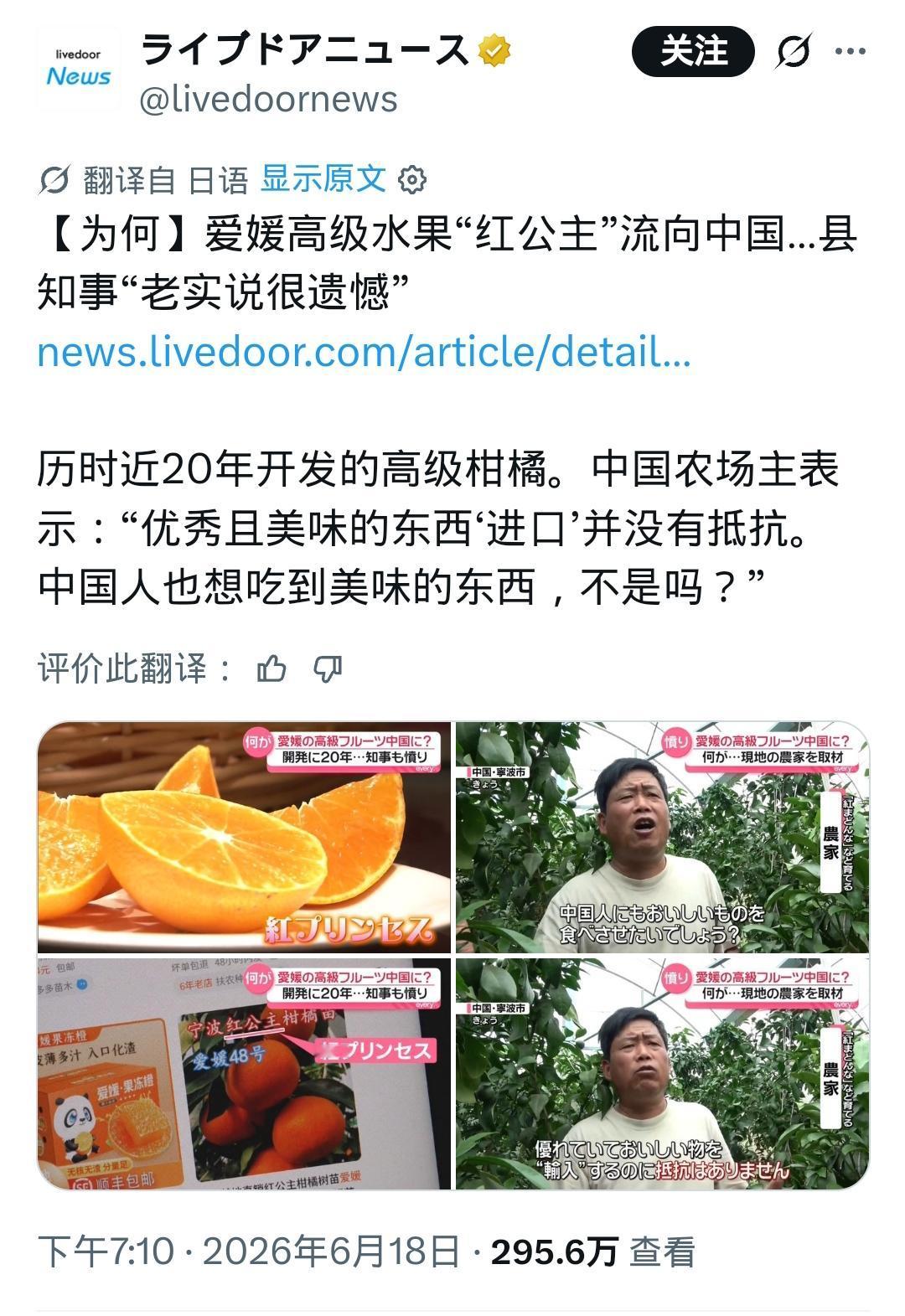 日本新闻：“中国人也想吃到美味的东西，不是吗？”

说实话，真不觉得咱们普通人、