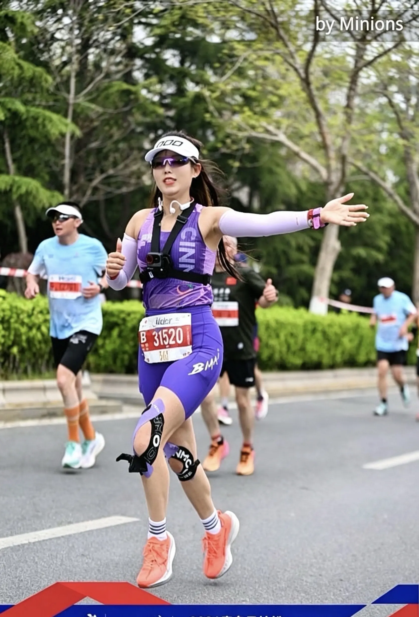 青岛马拉松🏃‍♀️前半程看海，后半程看命