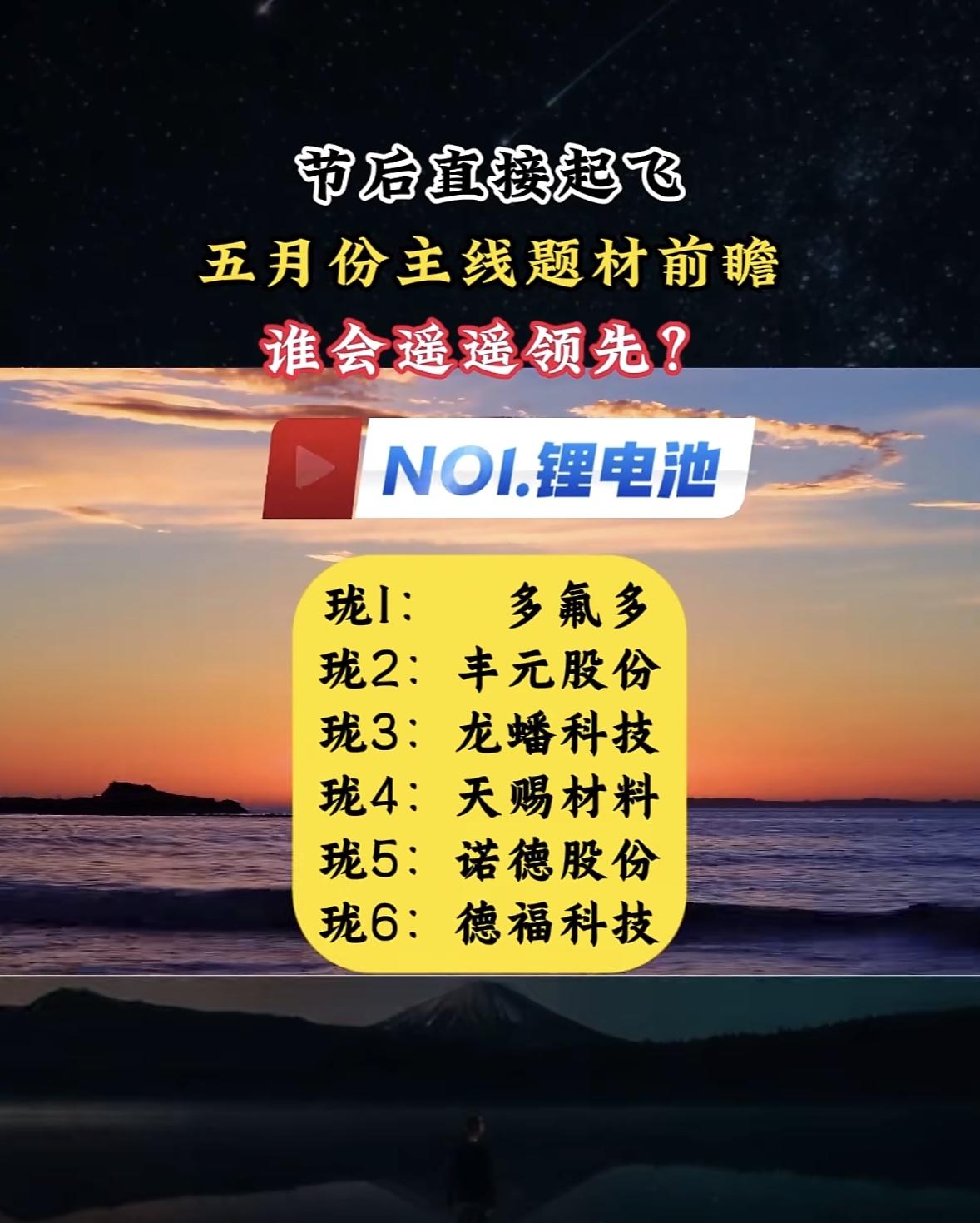 节后行情分析：六只潜力股，谁将遥遥领先？

节后行情总是让人期待，最近有六只潜力