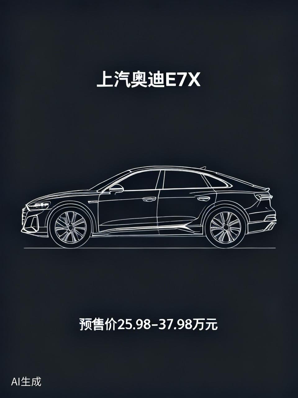 上汽奥迪E7X定位纯电中大型SUV。它基于奥迪与上汽联合开发的ADP纯电专属平台