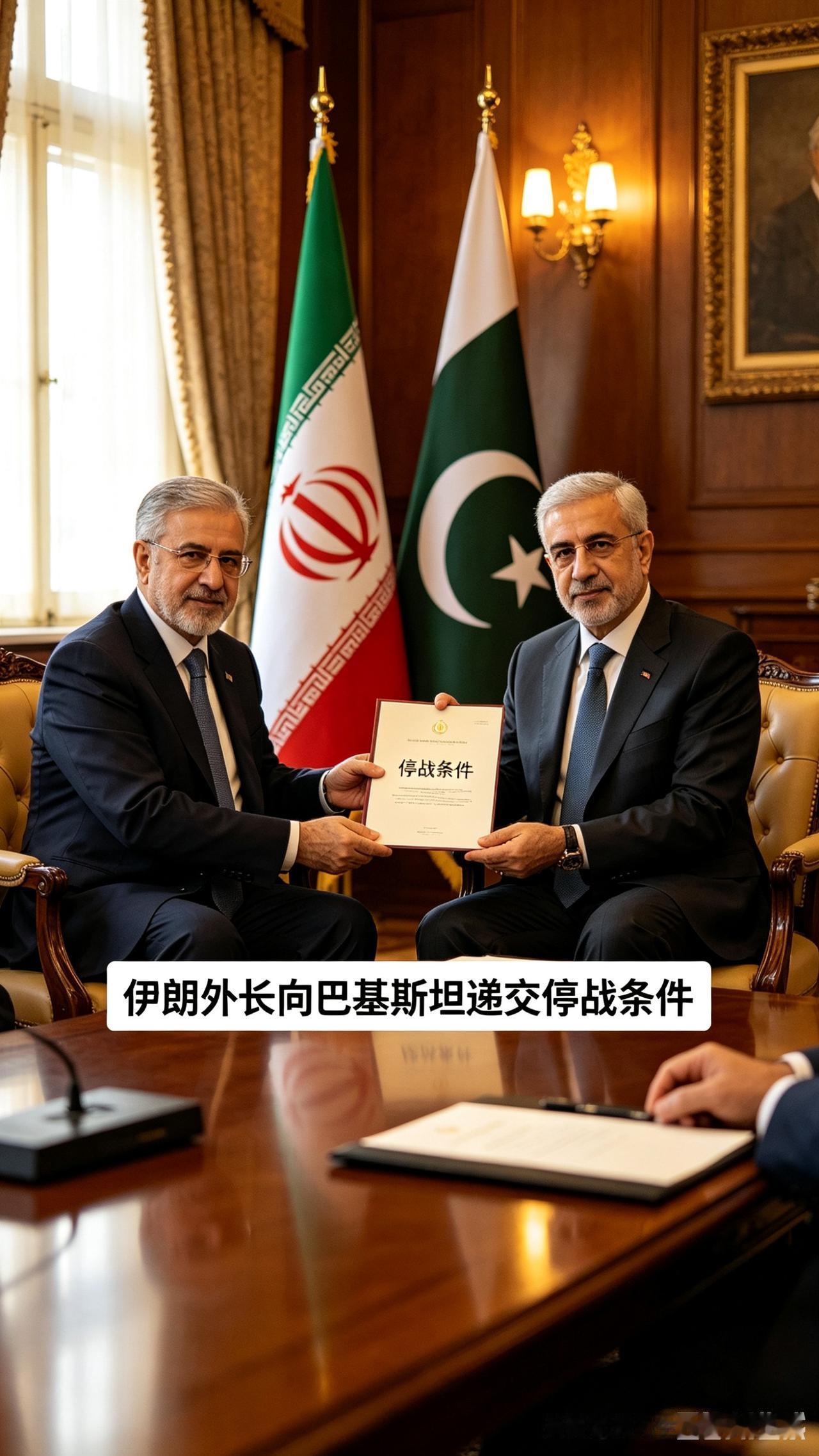 伊朗直接递停战条件！硬气不妥协
 
伊朗外长刚去巴基斯坦，直接把停战条件递过去了
