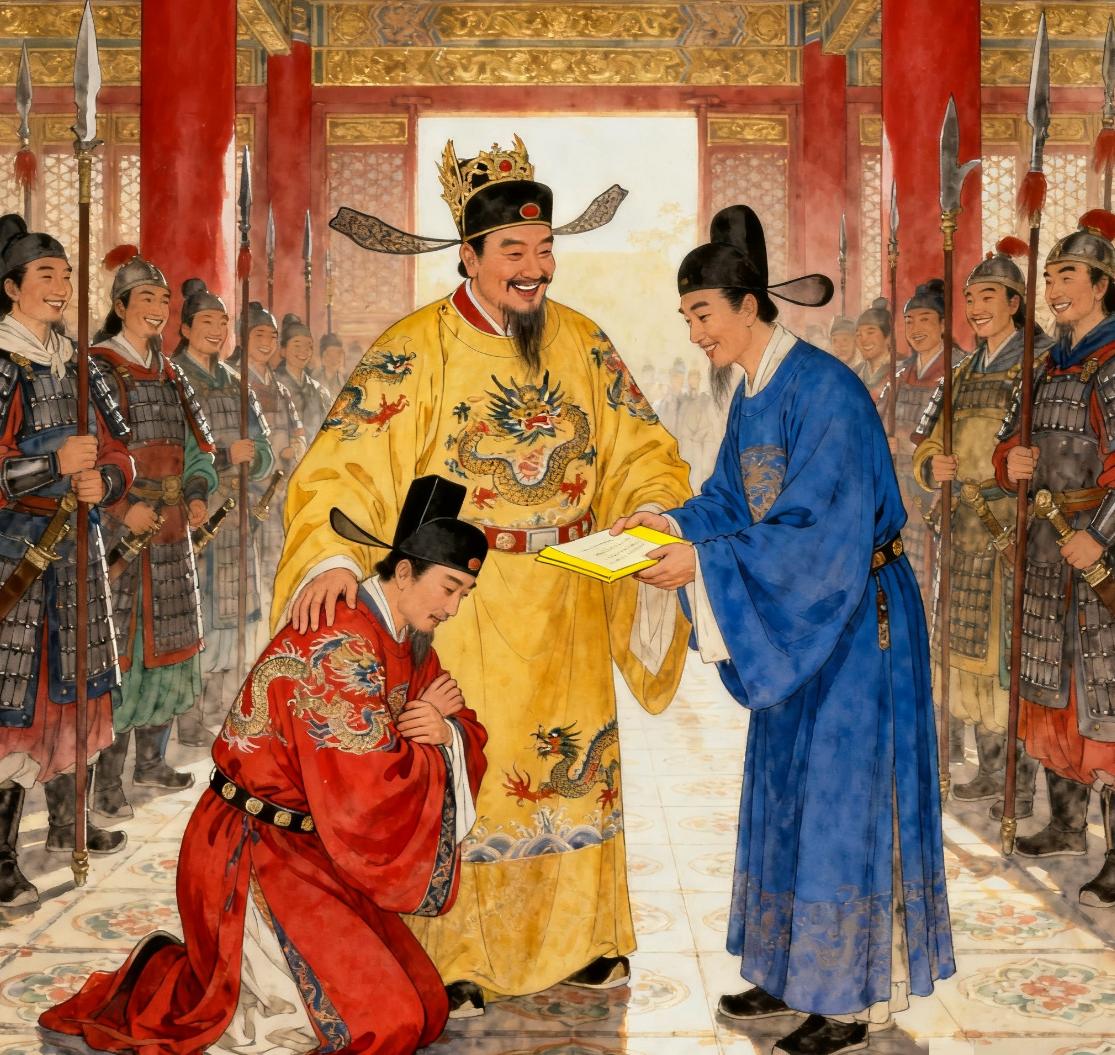 朱元璋派锦衣卫去查沈万三，回报称沈万三家里吃饭的碗、筷子都是金子做的，库房里的银