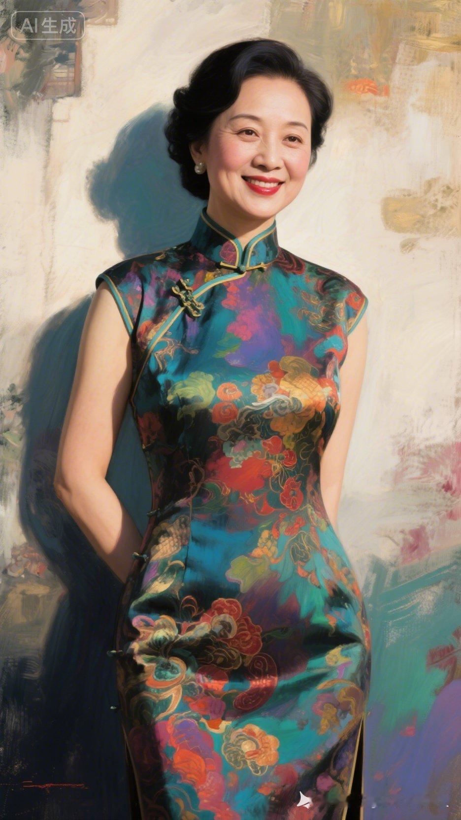 优雅旗袍，岁月美人，韵味十足！