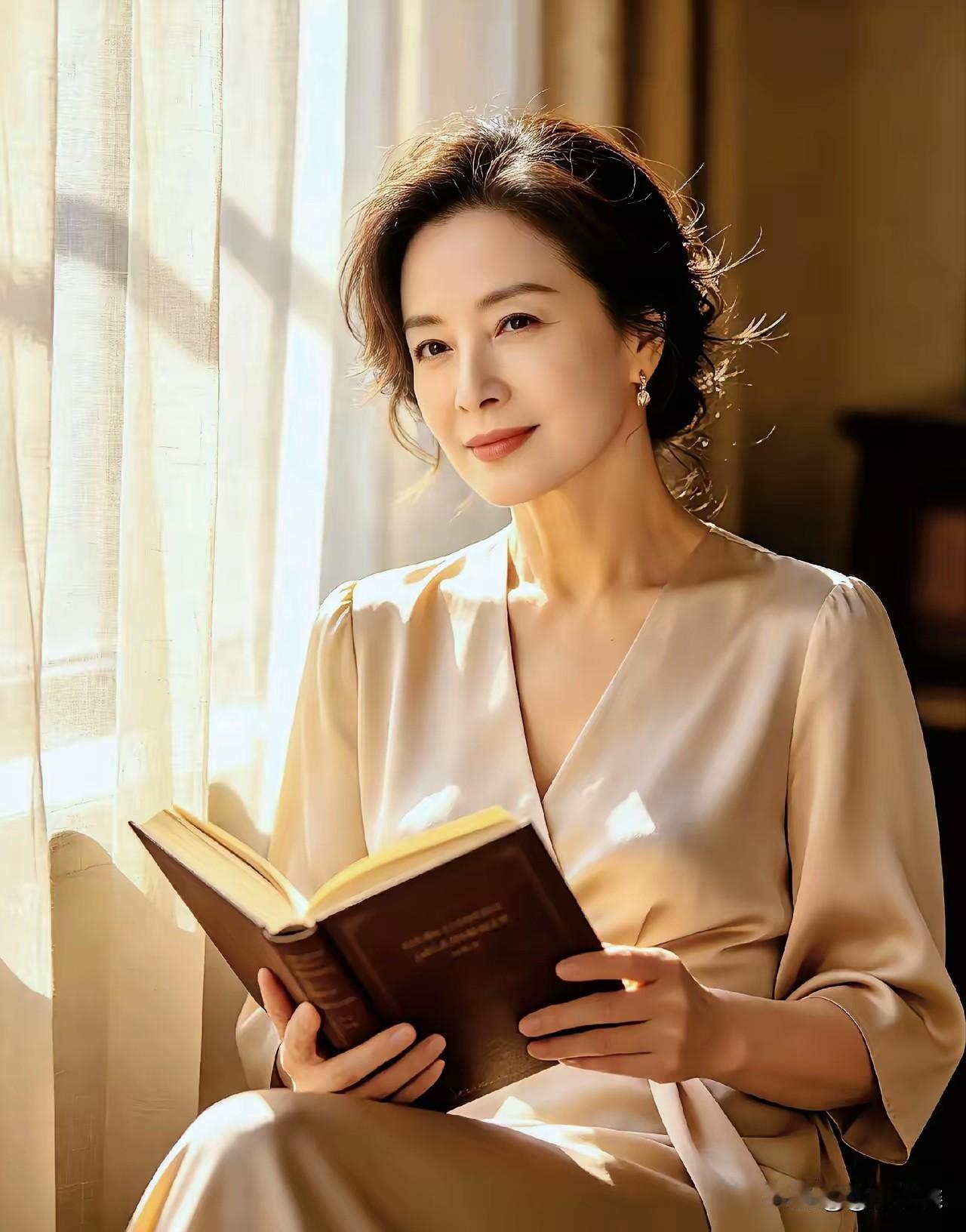 女人的优雅，从读书开始。女人的气质，也是从读书开始。粗缯大布裹生涯，腹有诗书自气