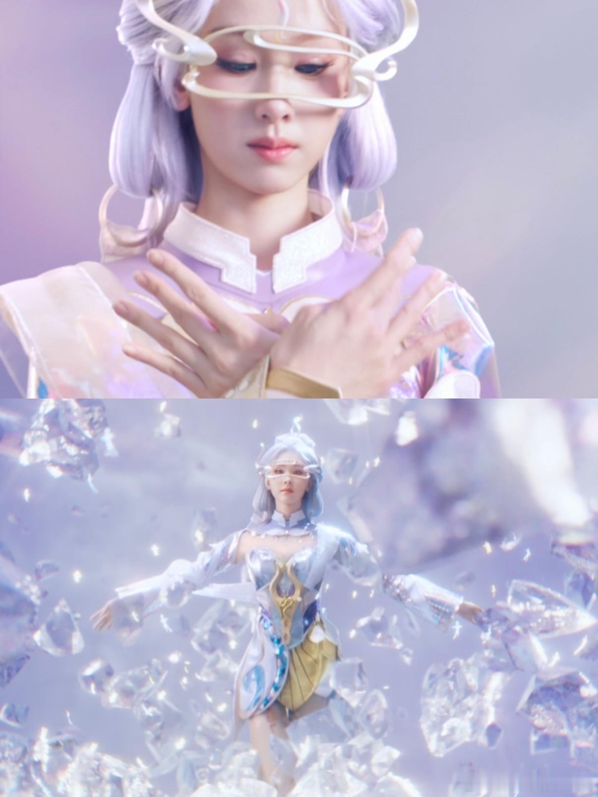 陈都灵[超话]  陈都灵赛博神女造型 救命啊，看到这赛博神女造型，瞬间梦回叶冰裳
