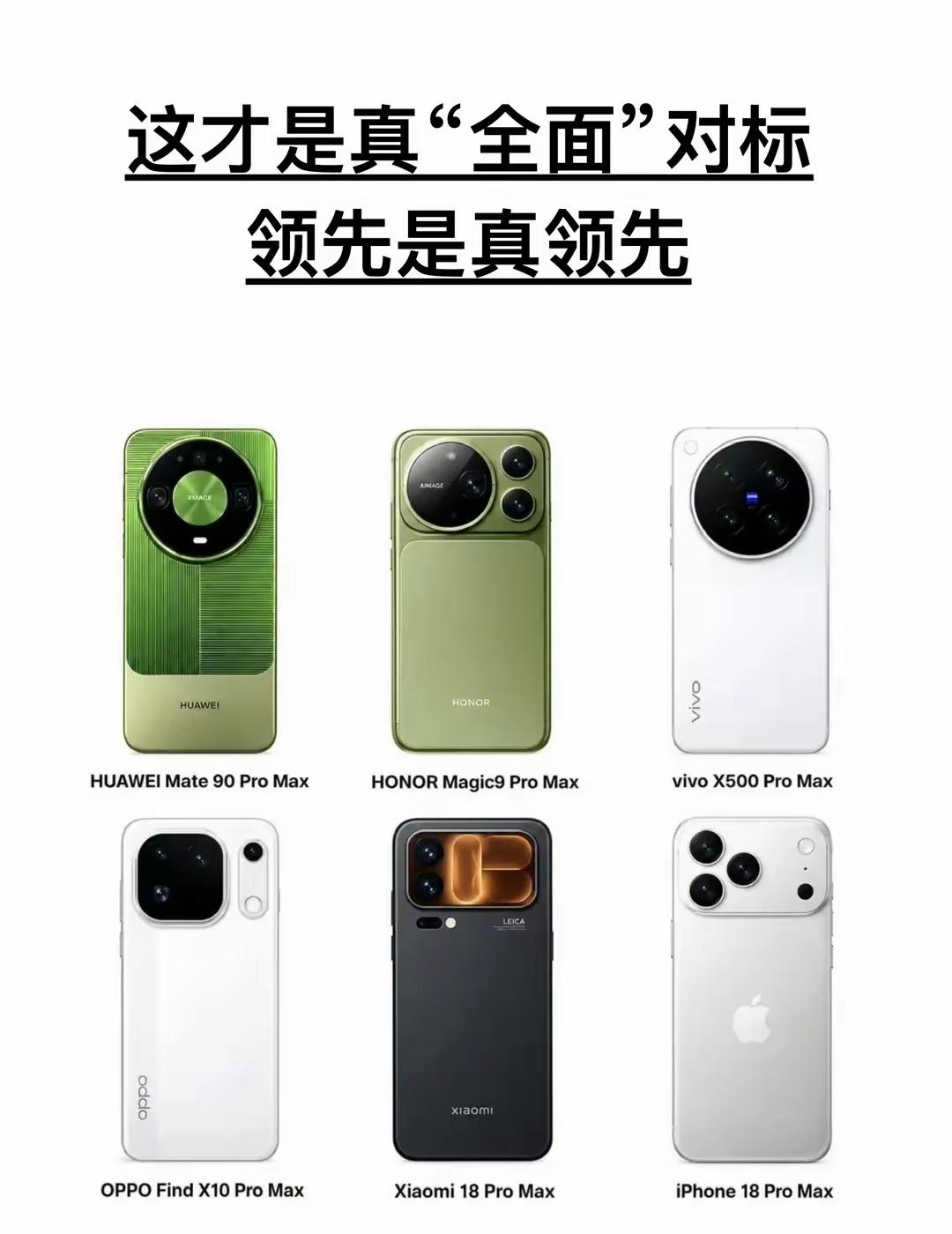 六大旗舰“全面”ProMax；谁领先？谁顶梁柱？谁垫底？说点别人不敢说的！

电