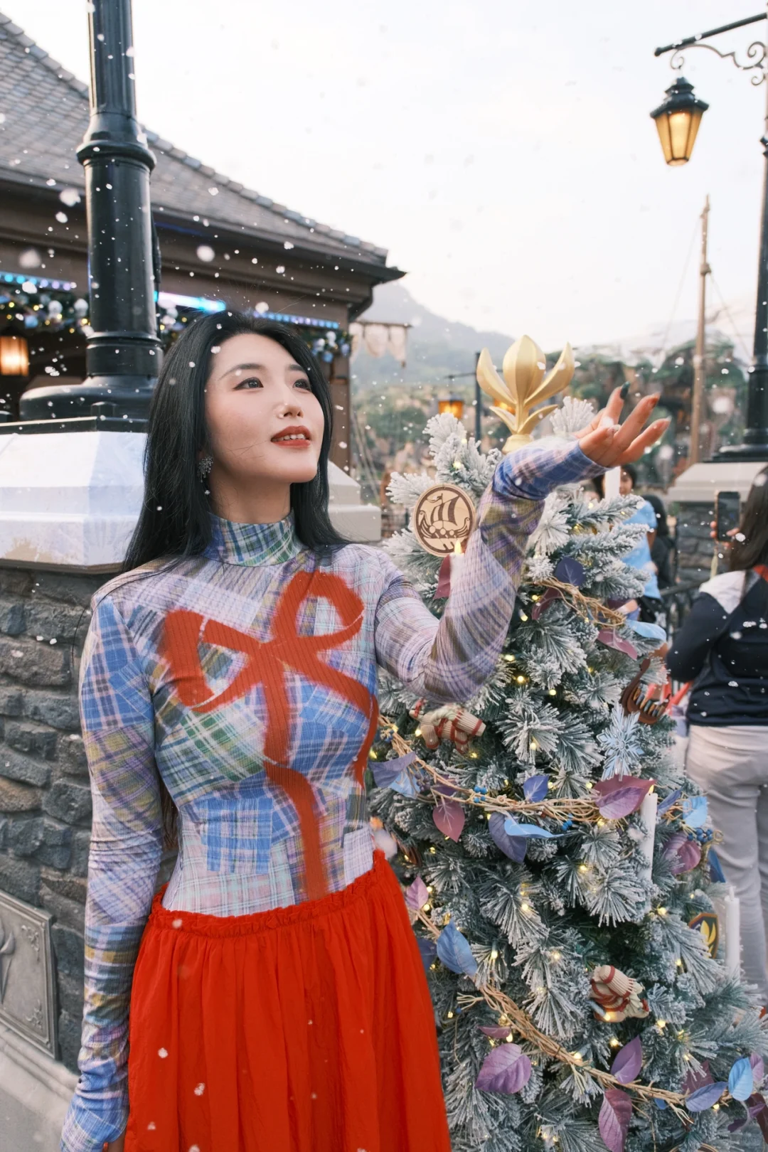 永远最爱圣诞的港迪🎄飘雪的那刻封神了❗️