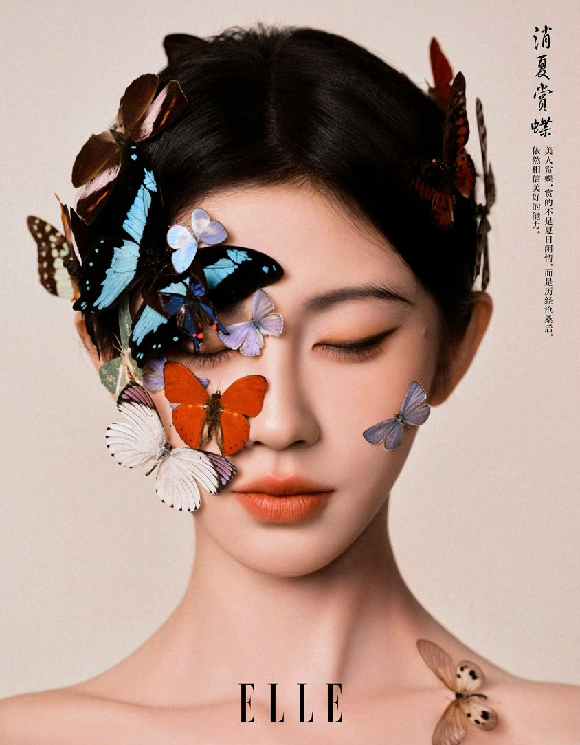 鞠婧祎ELLE采访好美婧祎 