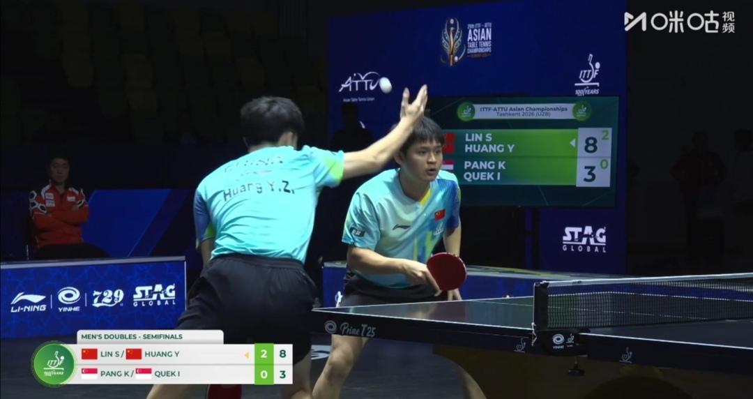 再传捷报：

国乒男双会师决赛！

温瑞博/袁励岑3：1（11-7；11-5；9