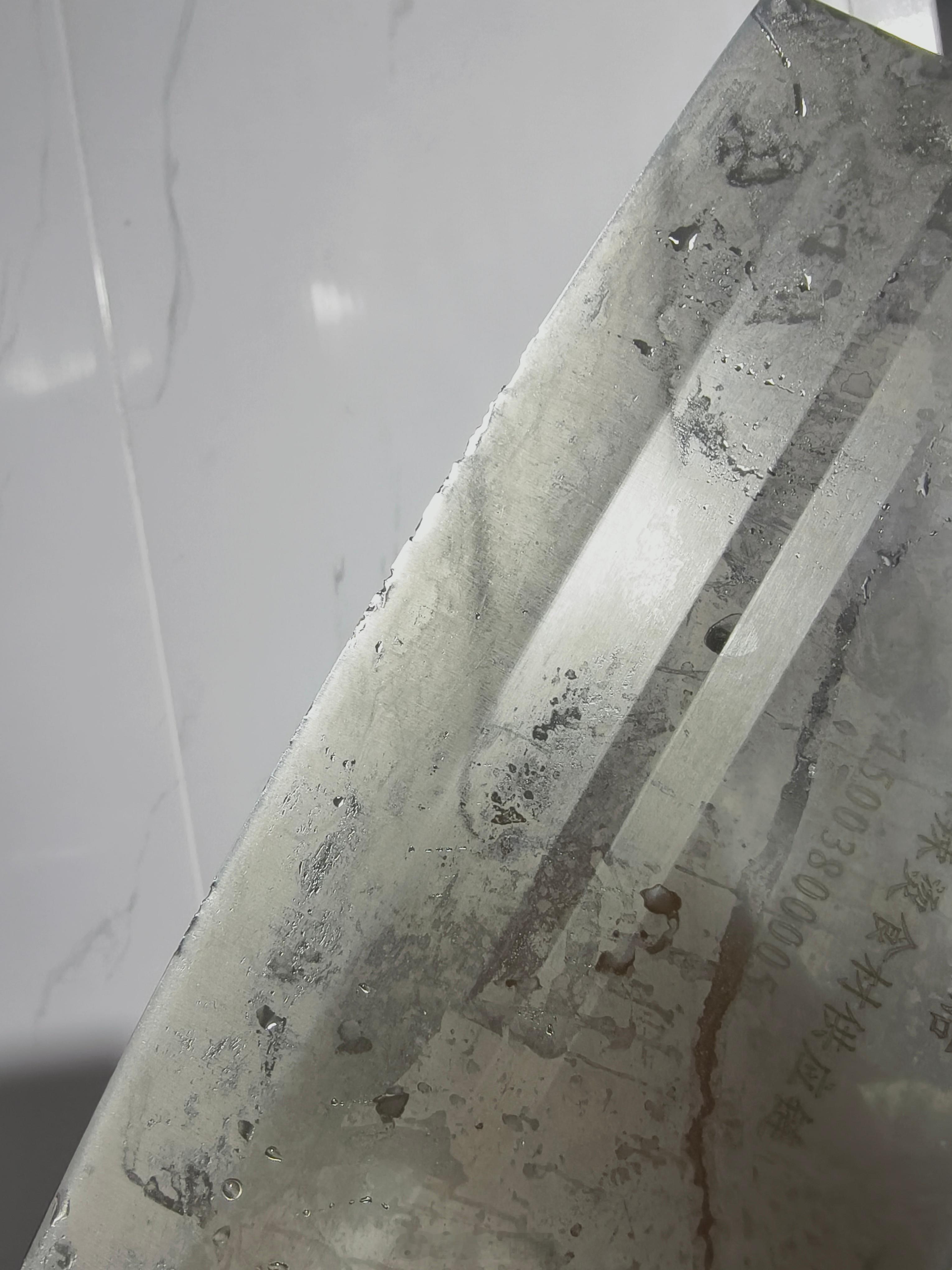 剁肉时候的我真帅，洗刀一看，好家伙开刃了[允悲] ​​​