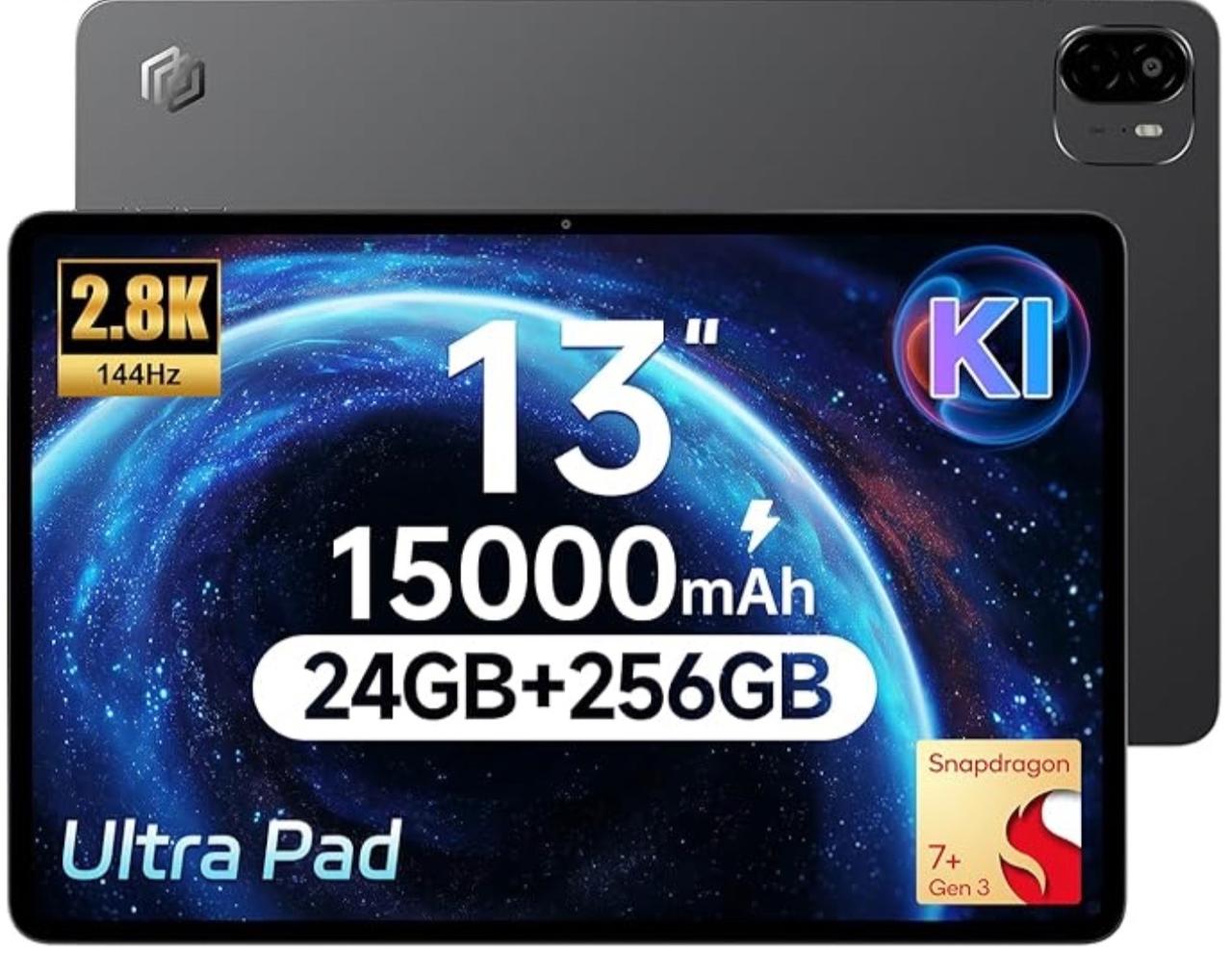 酷比魔方在海外放出了一个大招，推出了搭载骁龙7+ Gen 3处理器的平板新品
