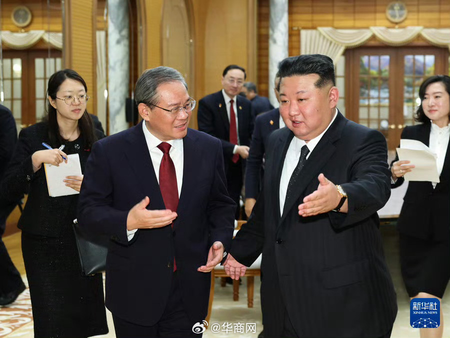 【#李强会见金正恩#】当地时间10月9日下午，中共中央政治局常委、国务院总理李强