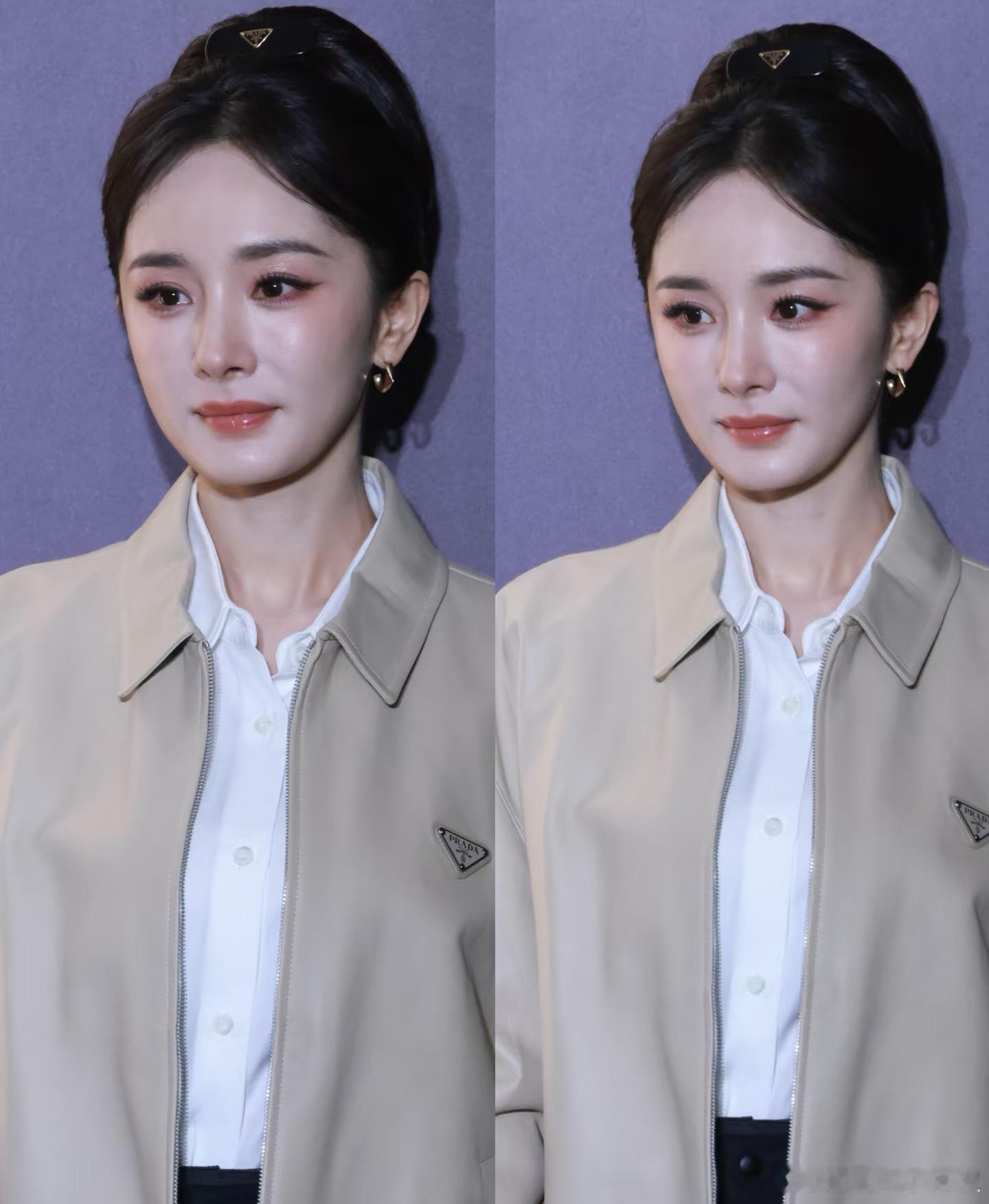 杨幂活动生图状态，给你们来评吧