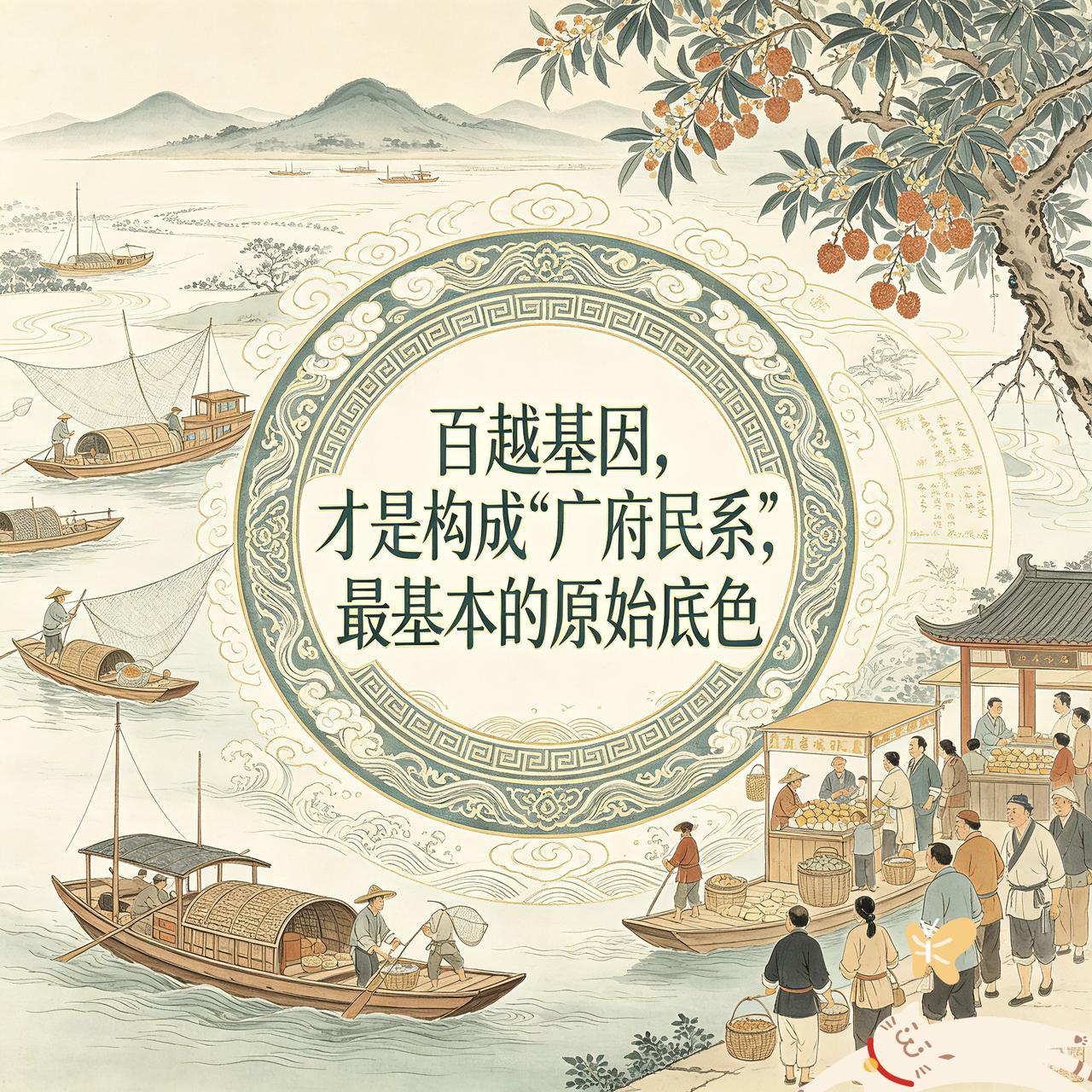 新构建出来的“广府人”，是基于岭南百越人为基础，不断融合历代北方中原汉族移民，才