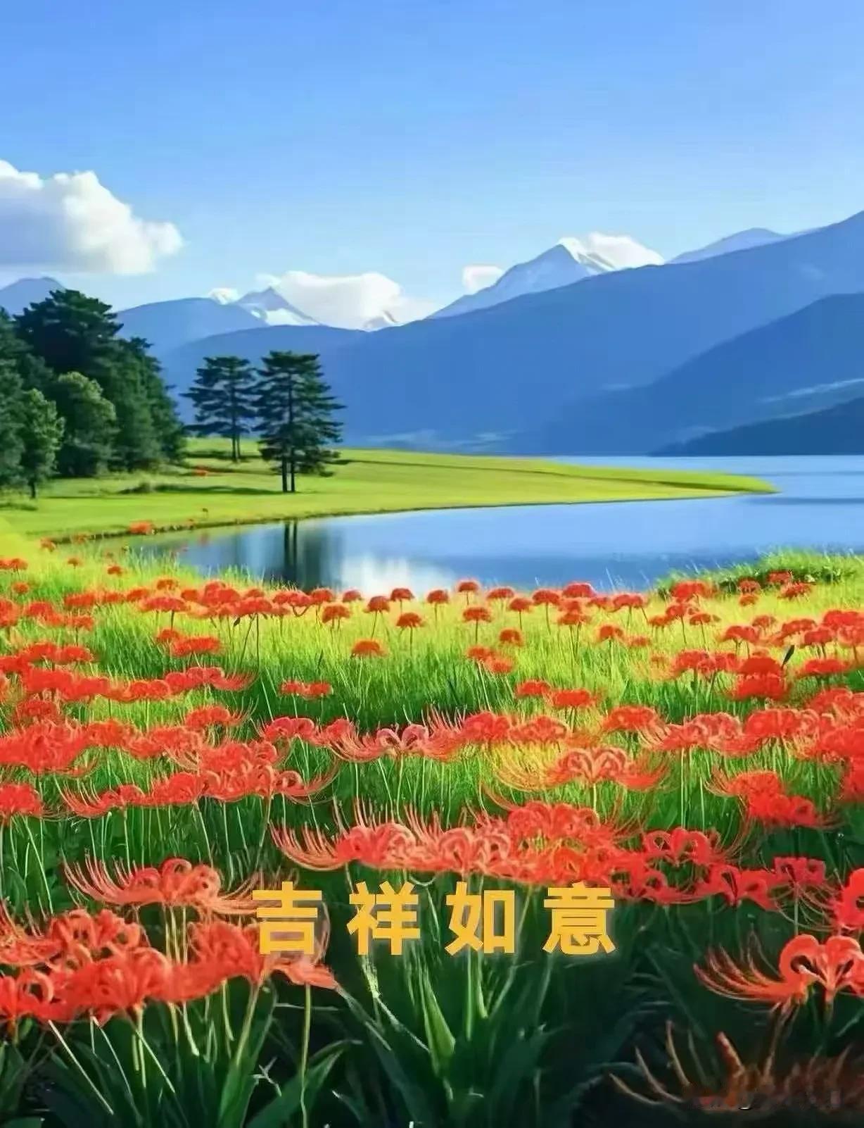 《五律·秋日寄怀》

晴宇沐晨光，
秋来风送凉。
相知存厚谊，
吉语伴安康。
非