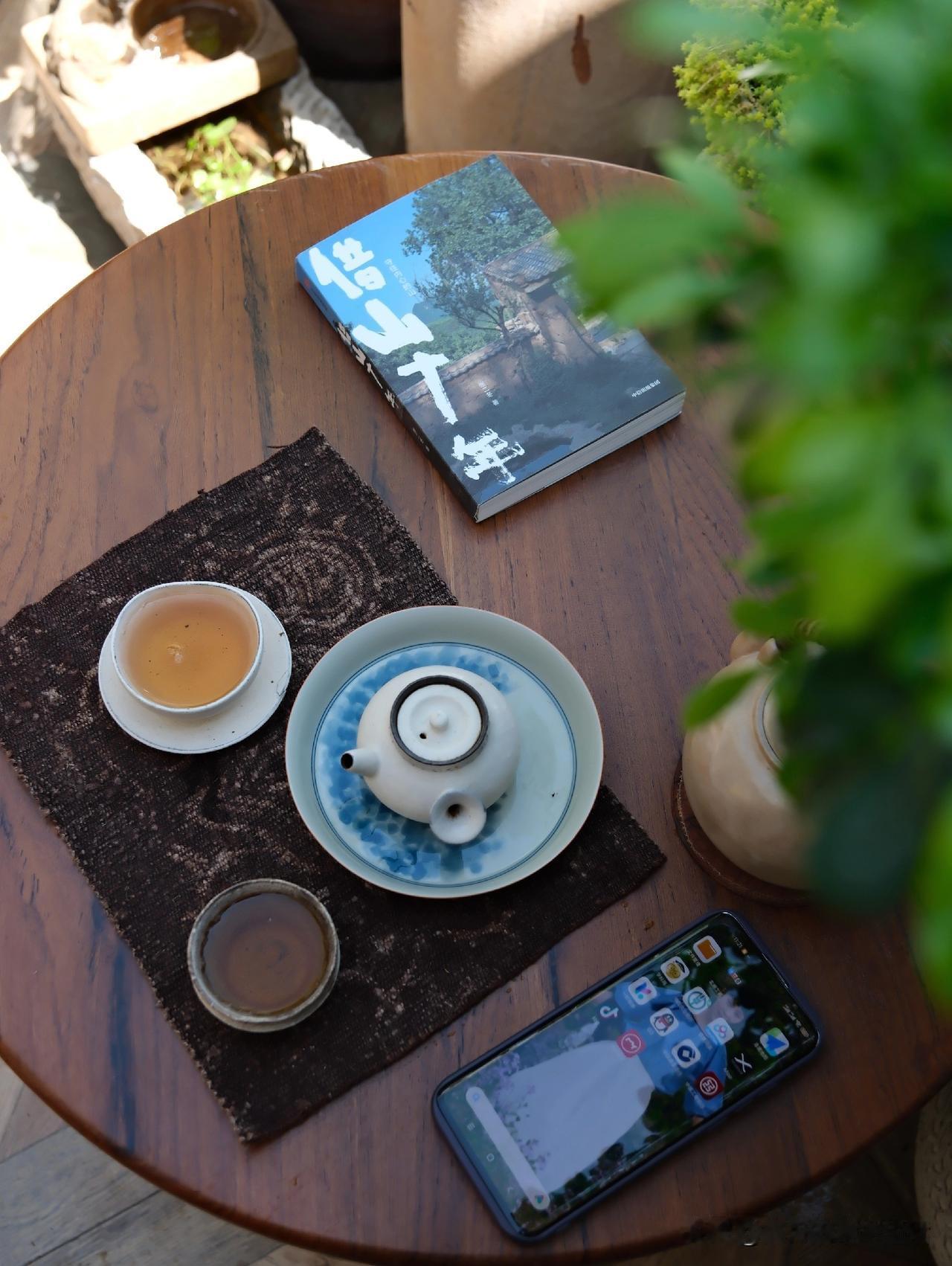 雨初晴
早起收拾露台
摆列花草
风和，日暖，绿意蓁蓁
最是四月好时节

终于可以