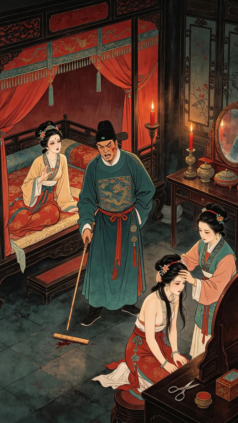 西门庆并非富二代，却有富二代的骄气，一点火就着。
西门庆在外“按日付费”的小三，