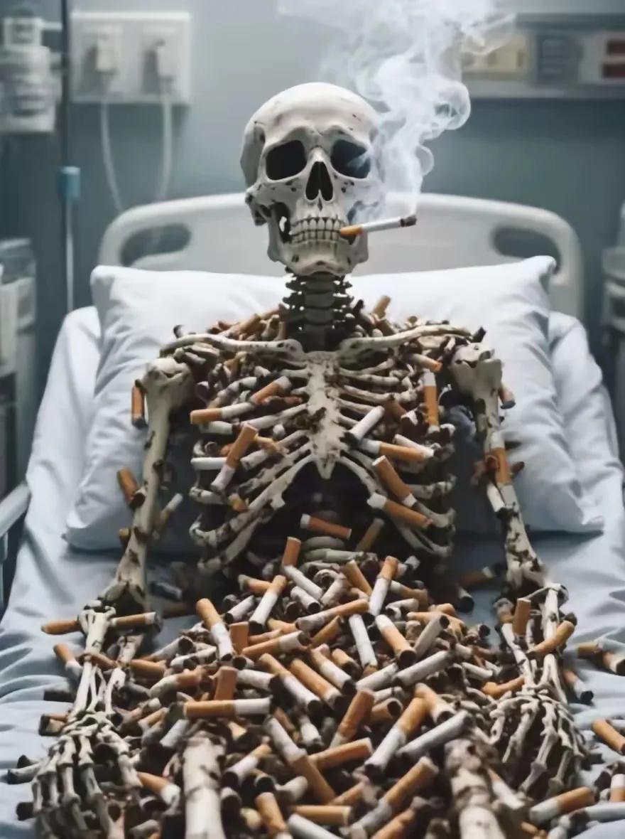 男士们听好了
吸烟有害身体健康都说八百遍了
怎么就是没人听呢？[恐惧]