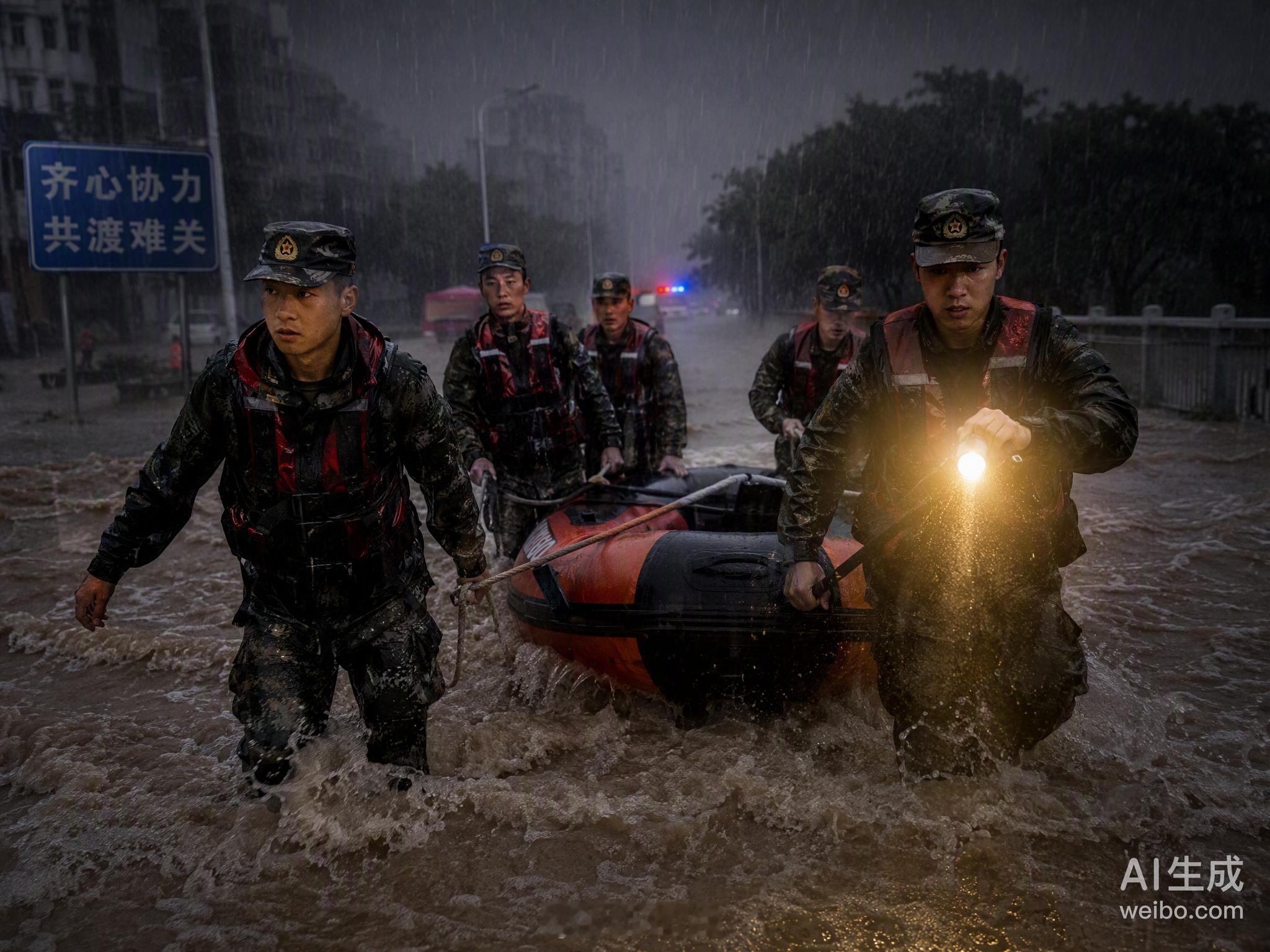 暴雨里的福建，空气都透着湿冷。看着那些被洪水围困的村庄和紧急转移的群众，心里总是
