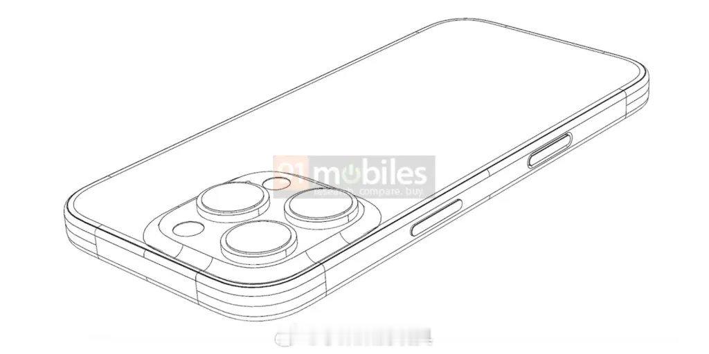 iPhone16 Pro的CAD设计图曝光，整机的尺寸为149.6*71.4*8
