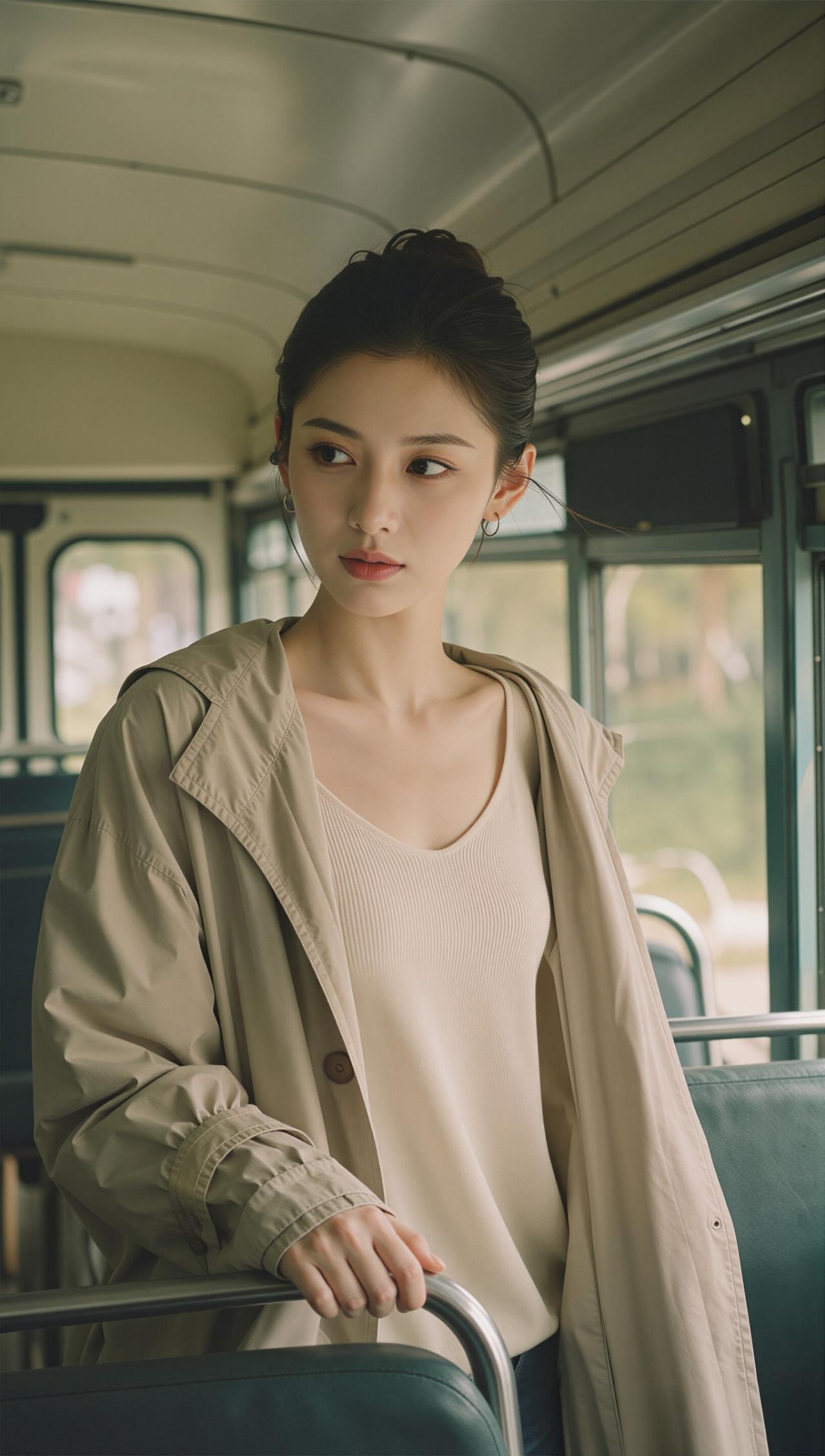 她的美，不在浓妆艳抹
而在那份不刻意、不张扬的从容
像风过林梢
像月照寒潭
是岁