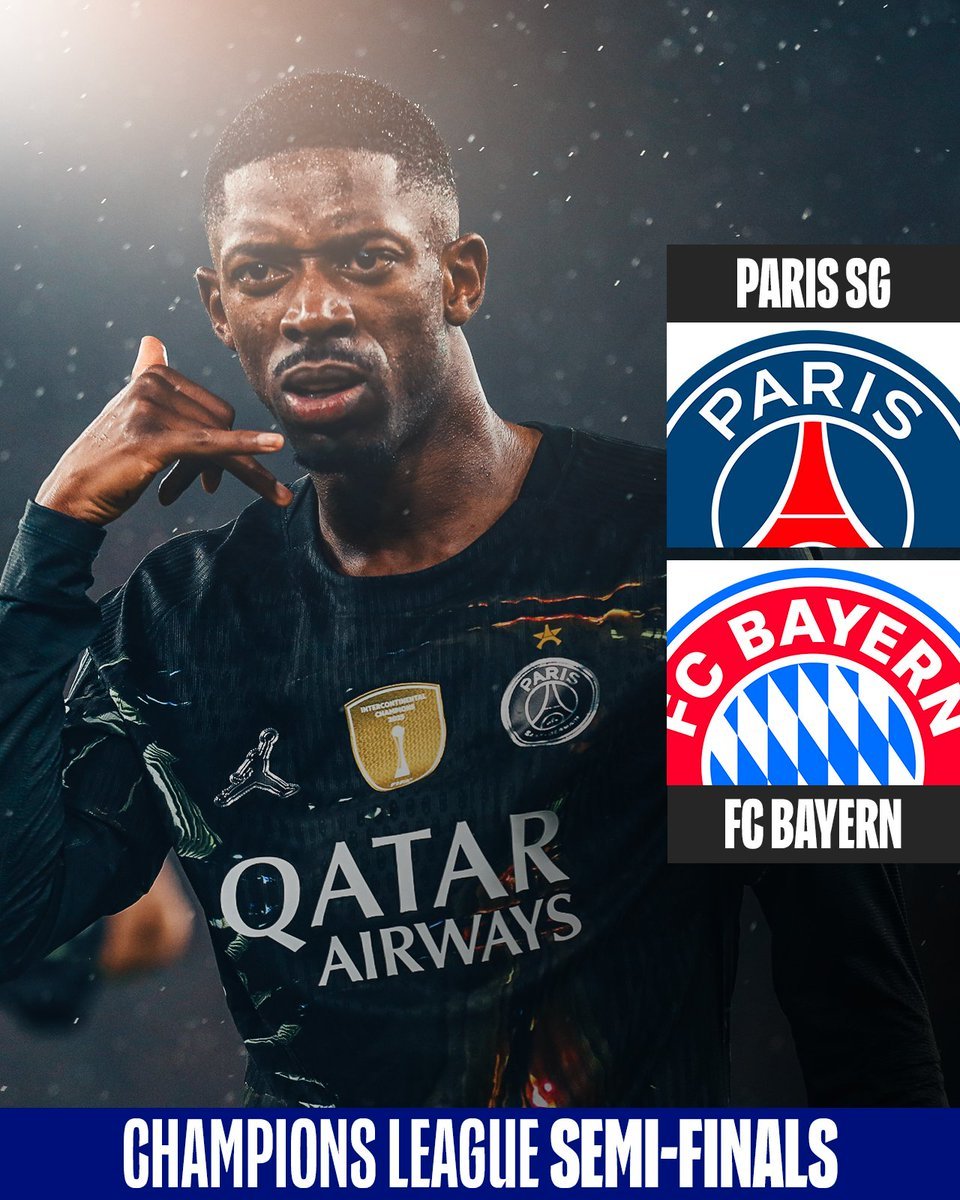 欧冠  欧冠半决赛巴黎圣日耳曼vs拜仁前瞻：攻防转换效率制胜本赛季欧冠半决赛迎来