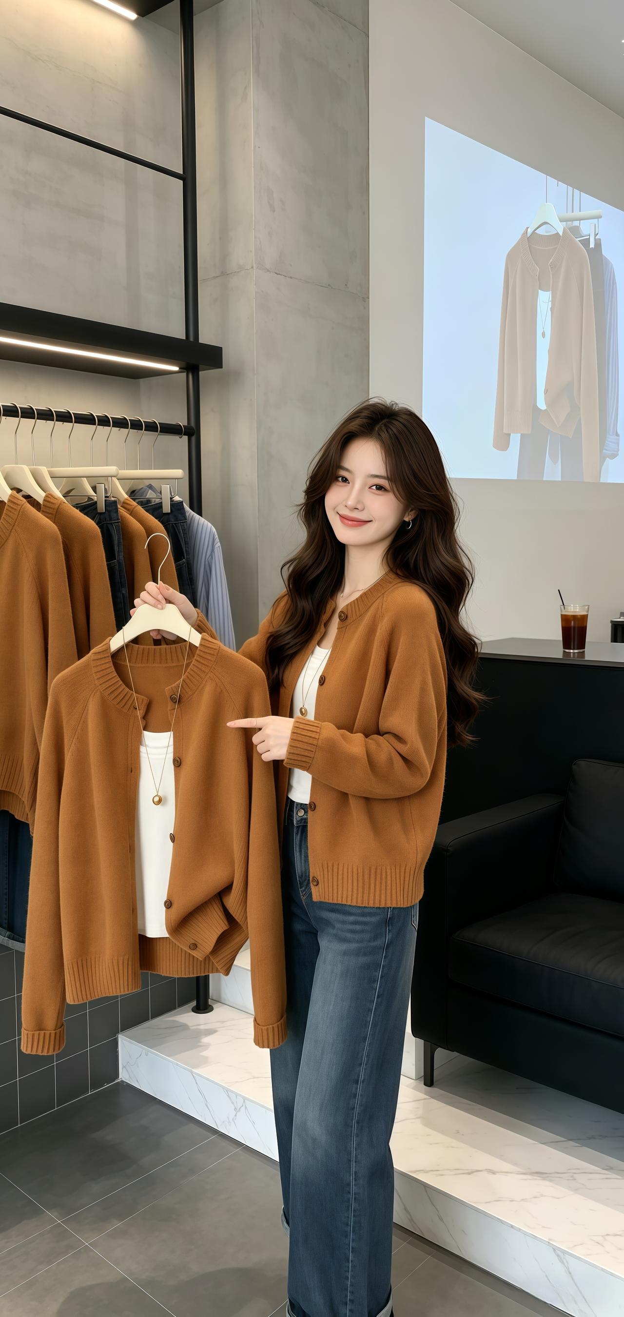 针织衫穿搭 穿搭韩系穿搭 今天穿什么 早春穿搭